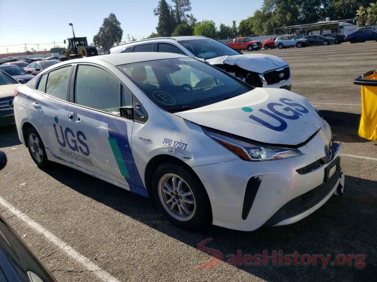 JTDKARFU1K3069608 2019 TOYOTA PRIUS