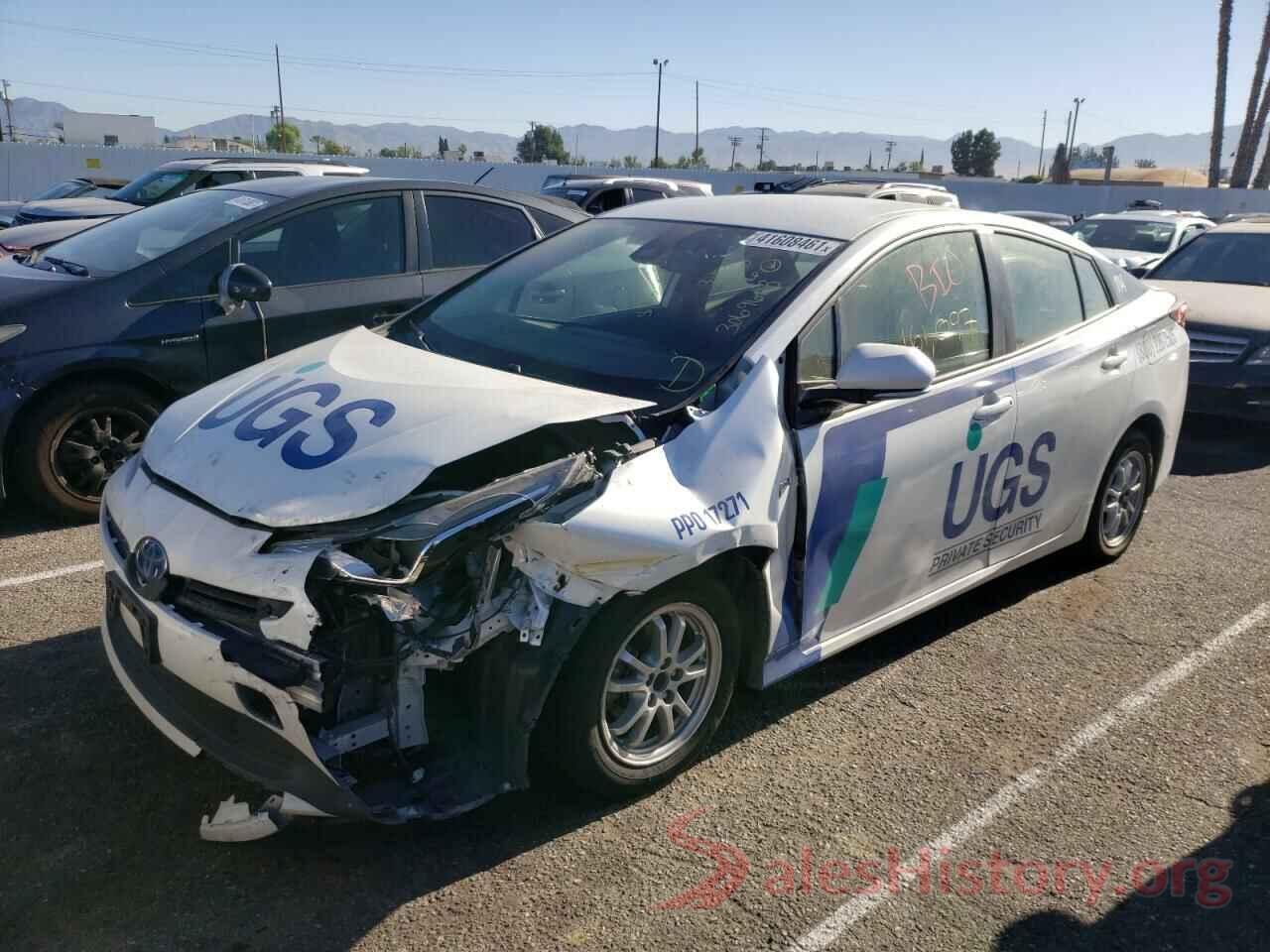 JTDKARFU1K3069608 2019 TOYOTA PRIUS