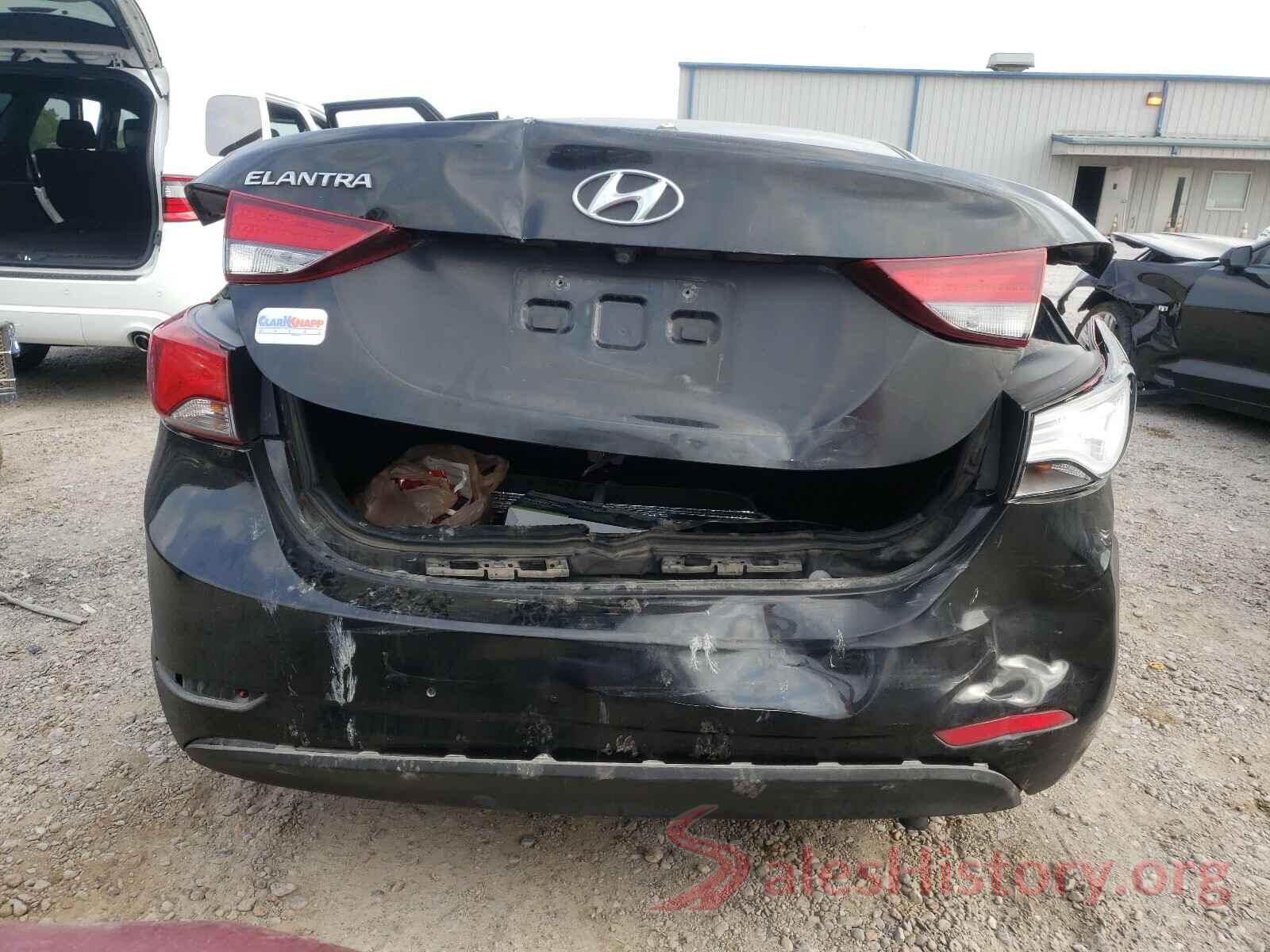 5NPDH4AE4GH656873 2016 HYUNDAI ELANTRA