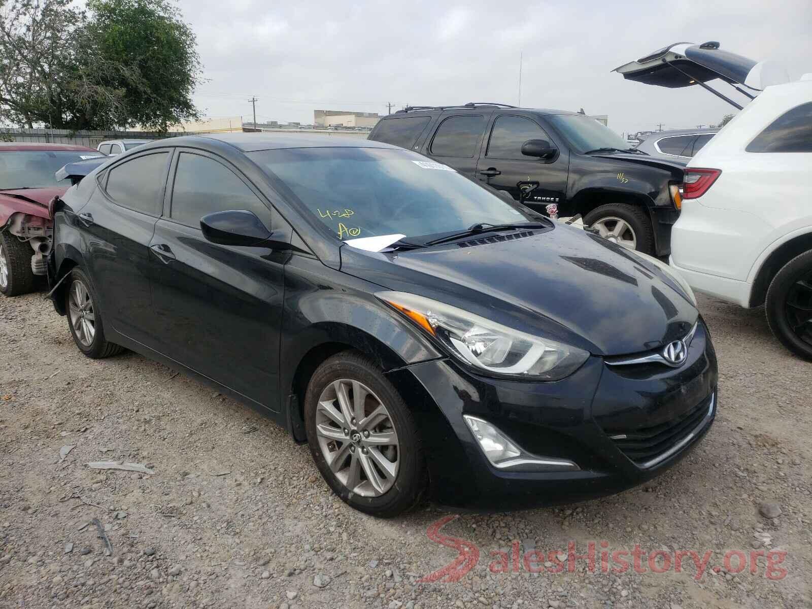 5NPDH4AE4GH656873 2016 HYUNDAI ELANTRA