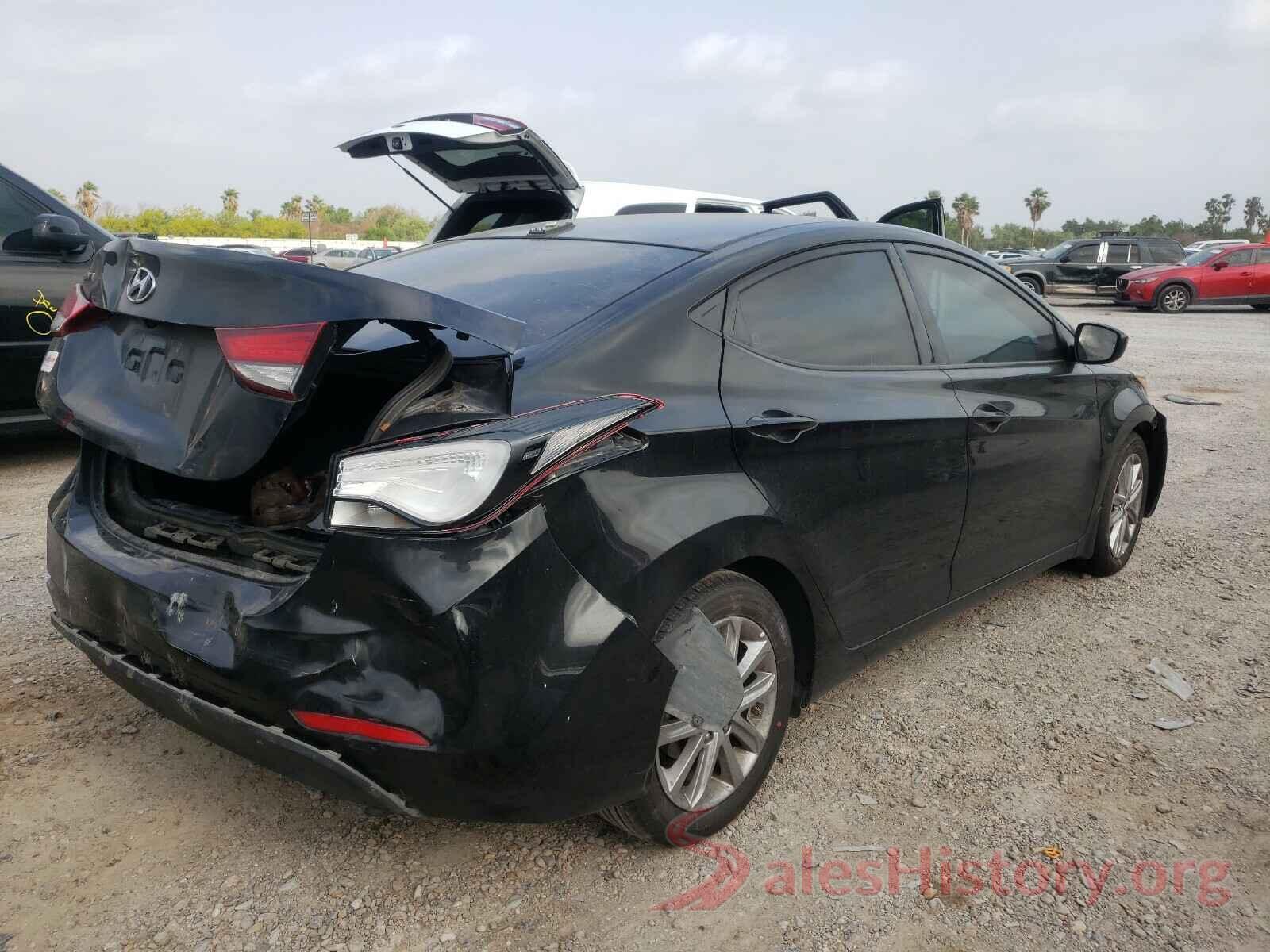 5NPDH4AE4GH656873 2016 HYUNDAI ELANTRA