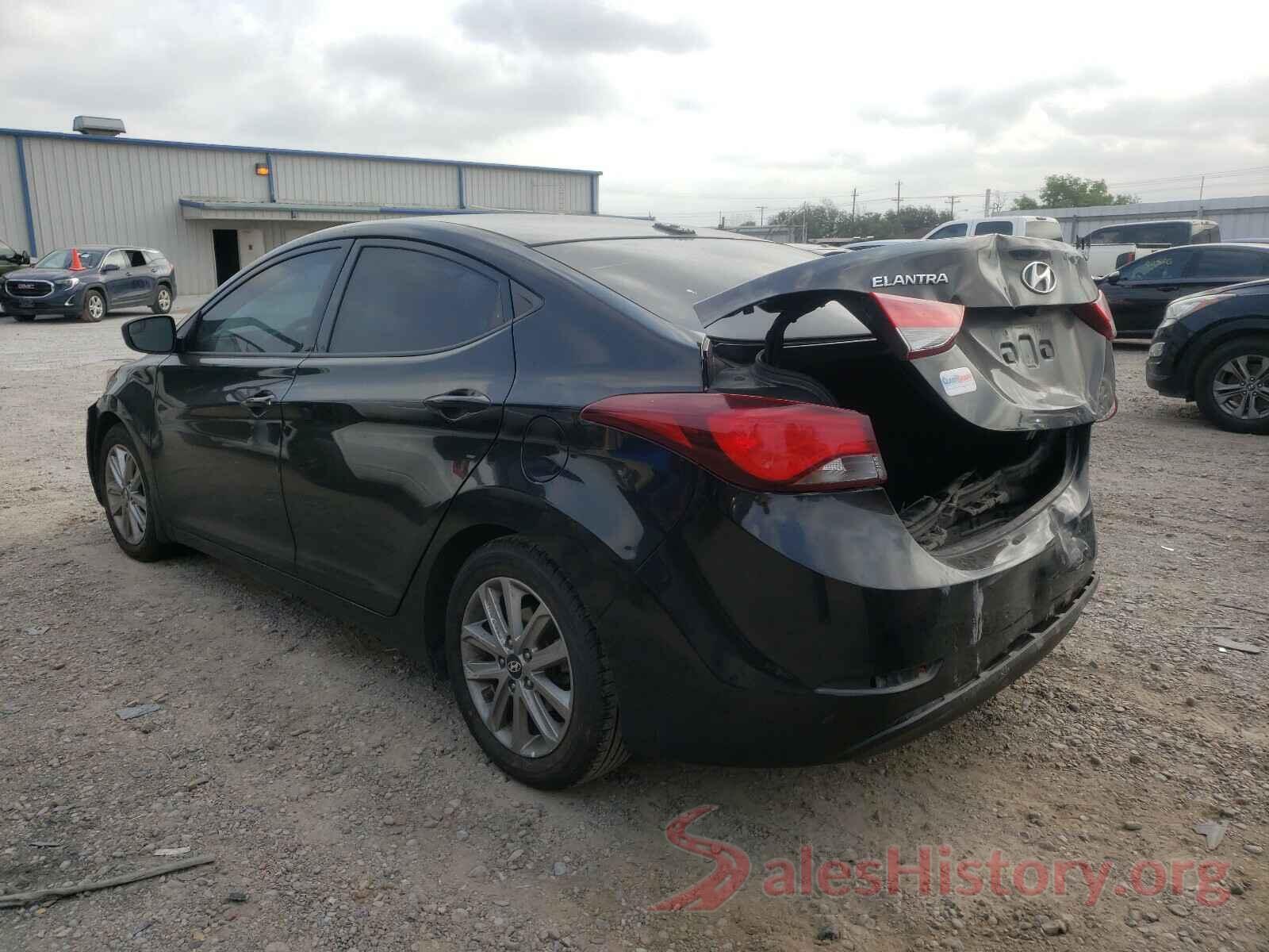 5NPDH4AE4GH656873 2016 HYUNDAI ELANTRA