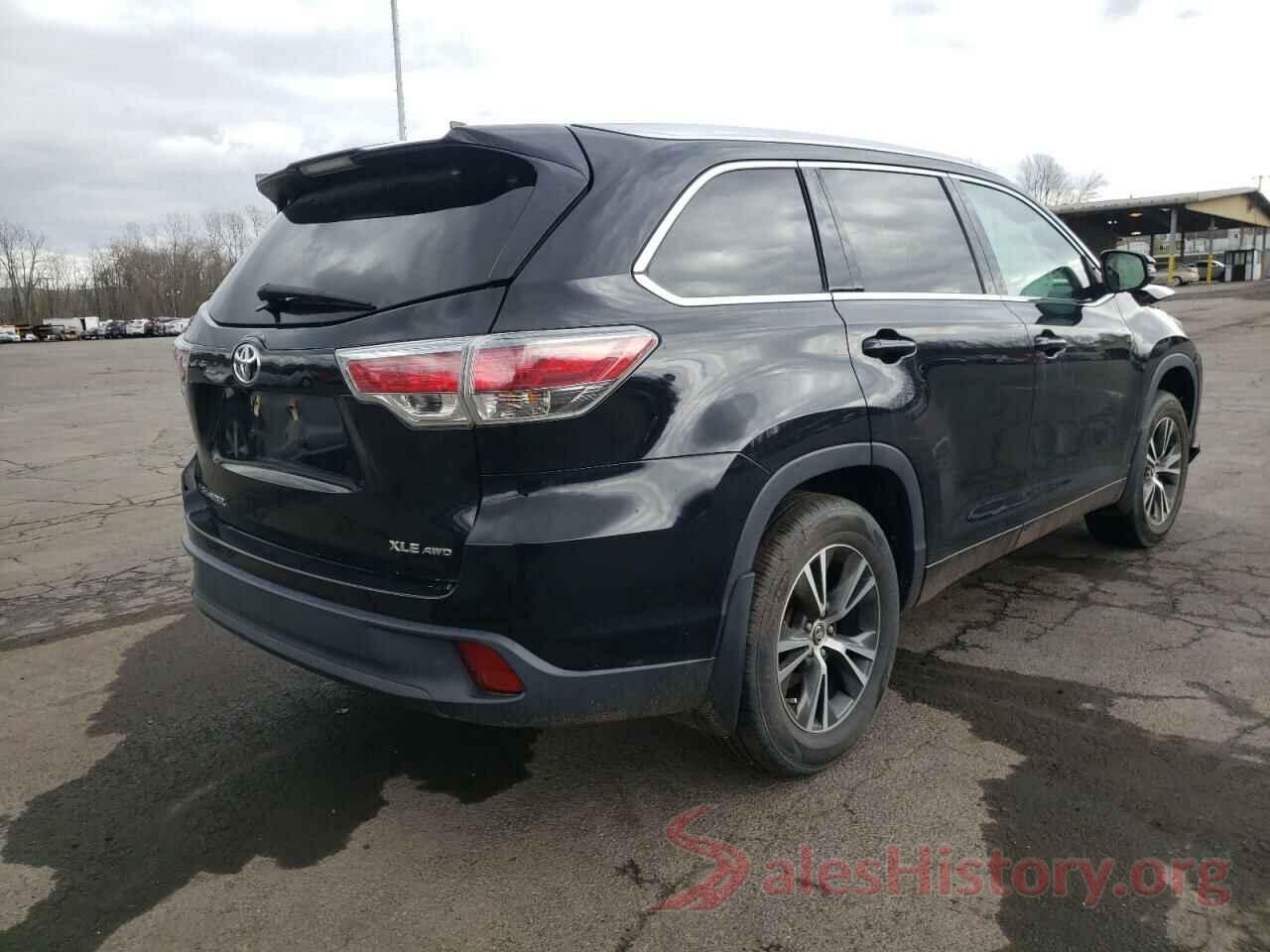 5TDJKRFH3GS289429 2016 TOYOTA HIGHLANDER