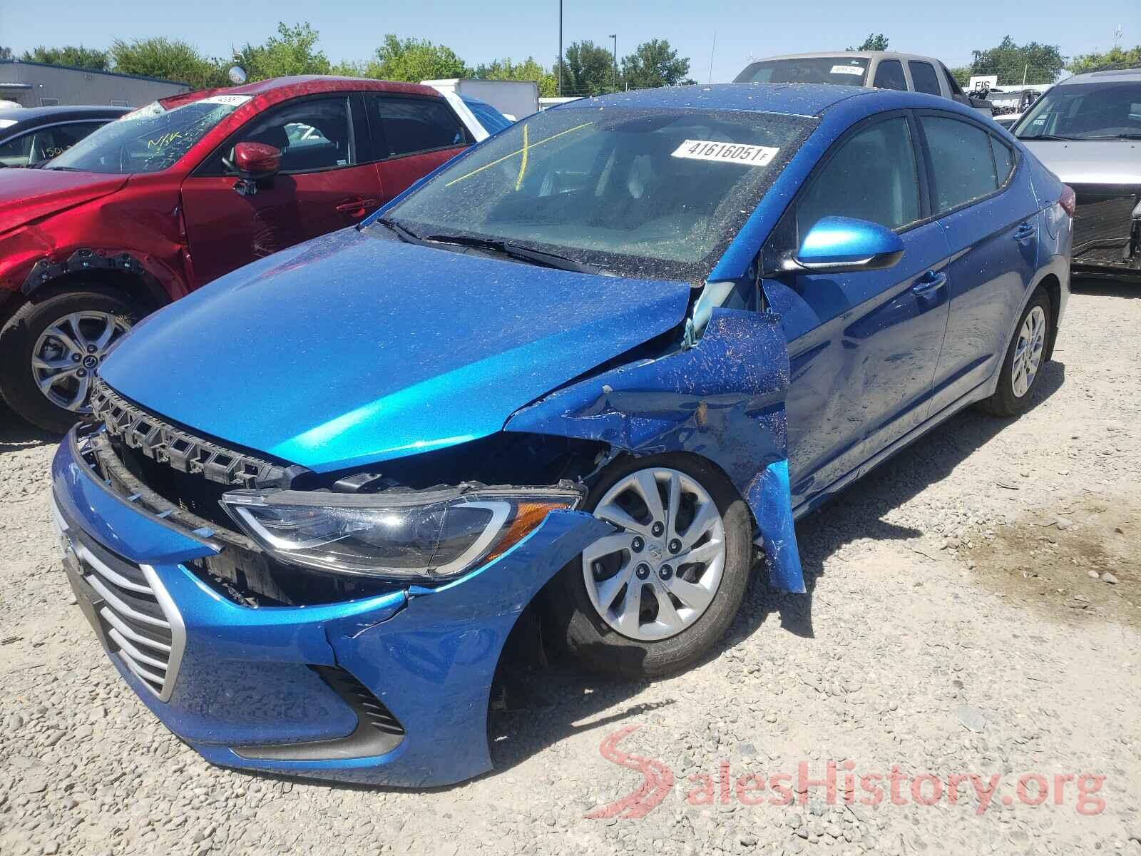 KMHD74LF4HU400809 2017 HYUNDAI ELANTRA