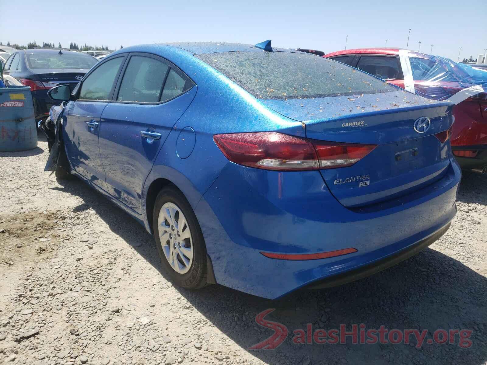 KMHD74LF4HU400809 2017 HYUNDAI ELANTRA