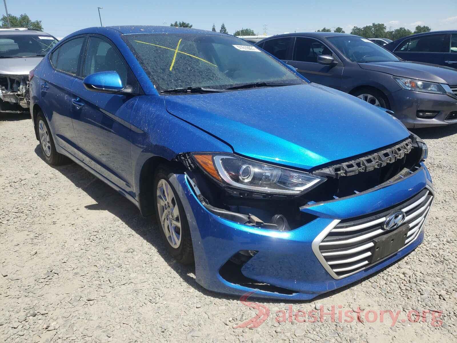 KMHD74LF4HU400809 2017 HYUNDAI ELANTRA