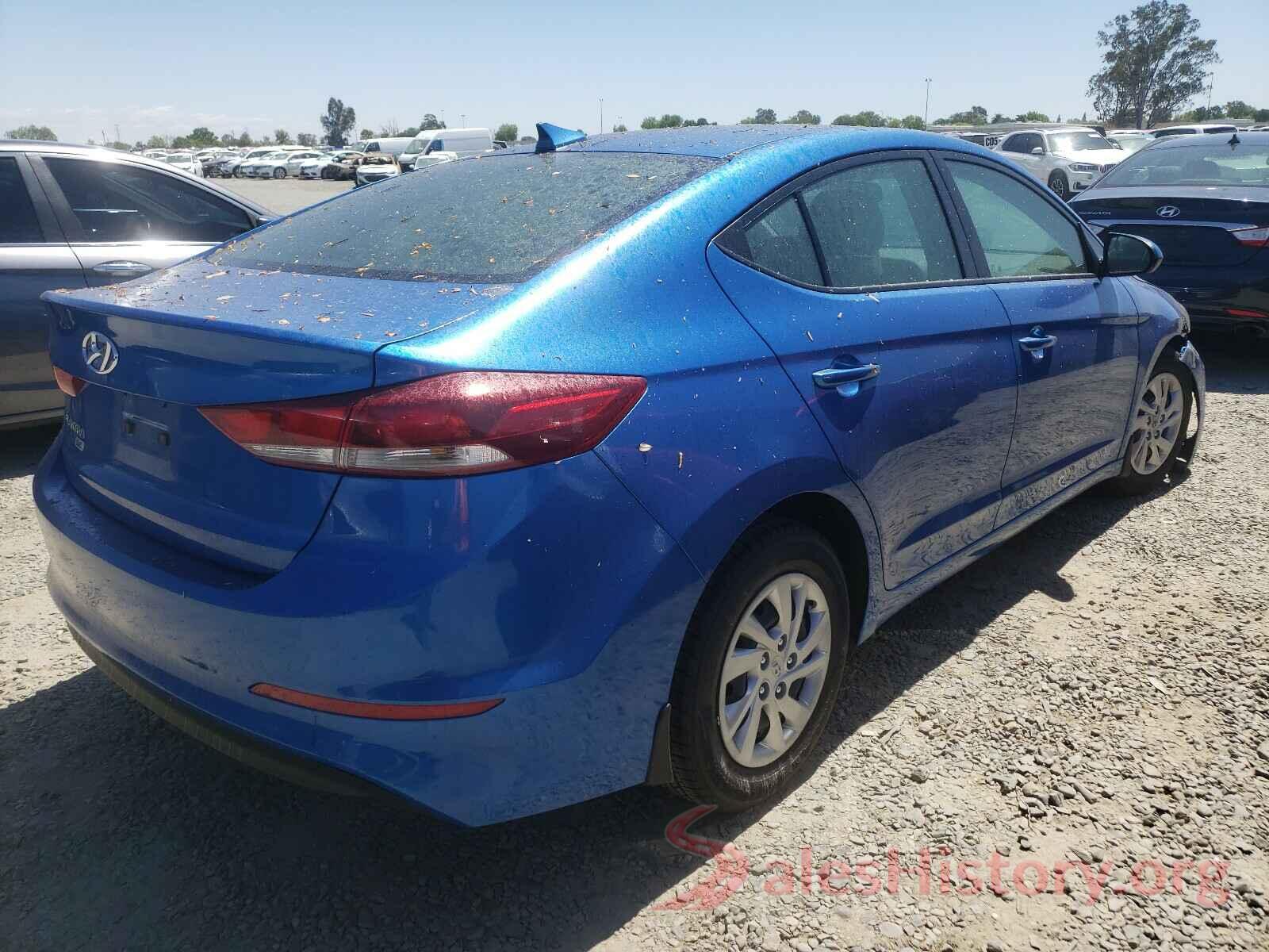 KMHD74LF4HU400809 2017 HYUNDAI ELANTRA