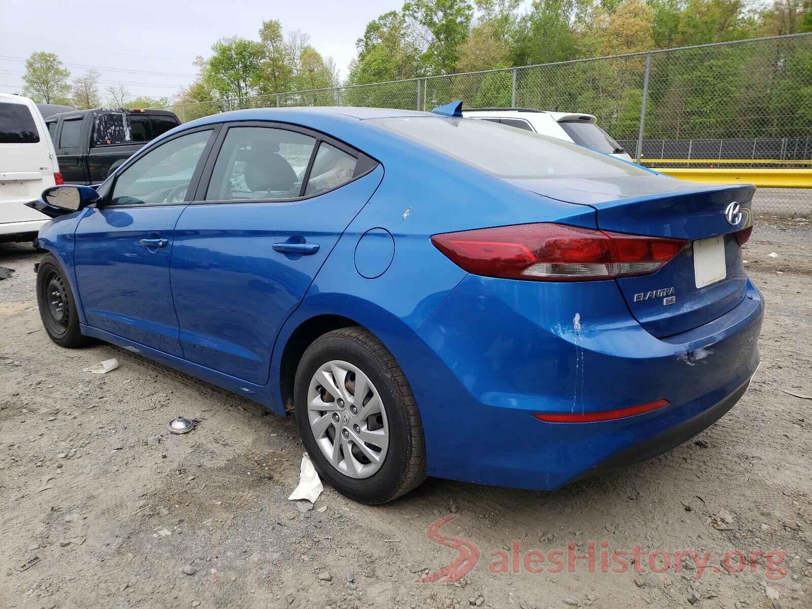 KMHD74LF6HU124584 2017 HYUNDAI ELANTRA