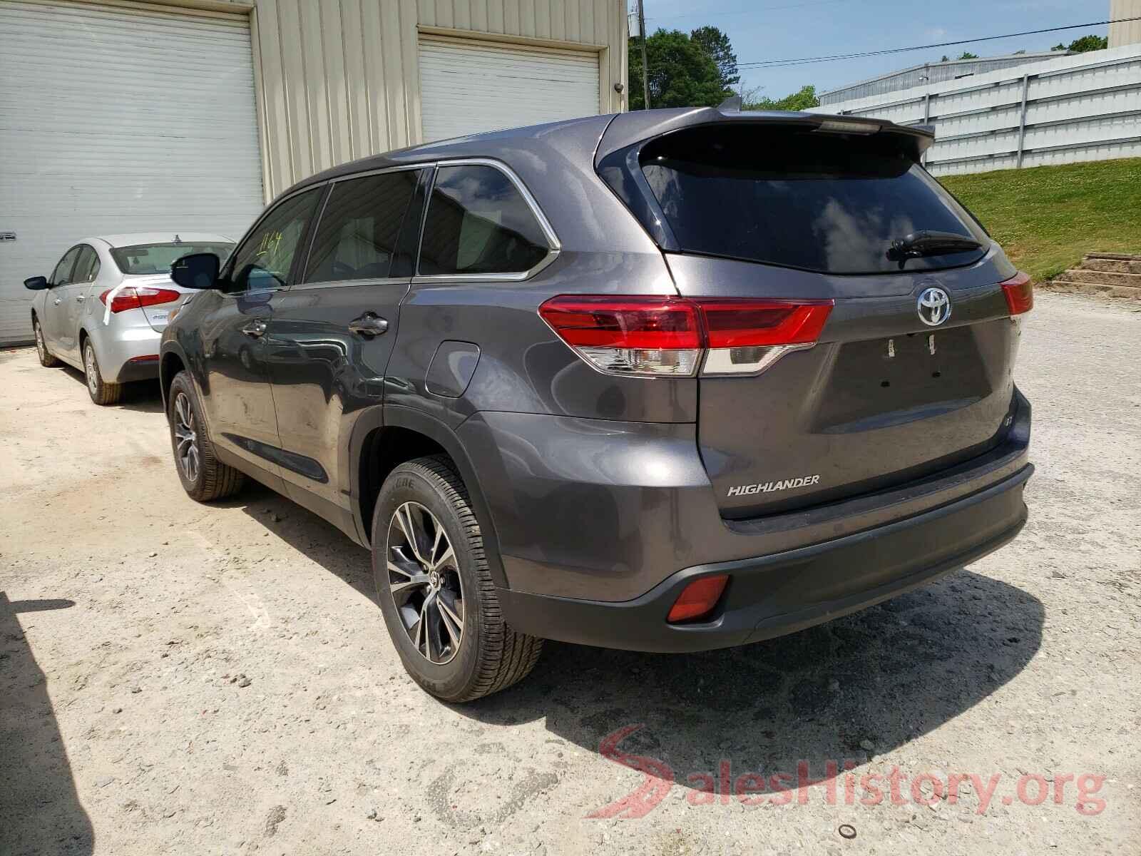 5TDZZRFH0KS362344 2019 TOYOTA HIGHLANDER