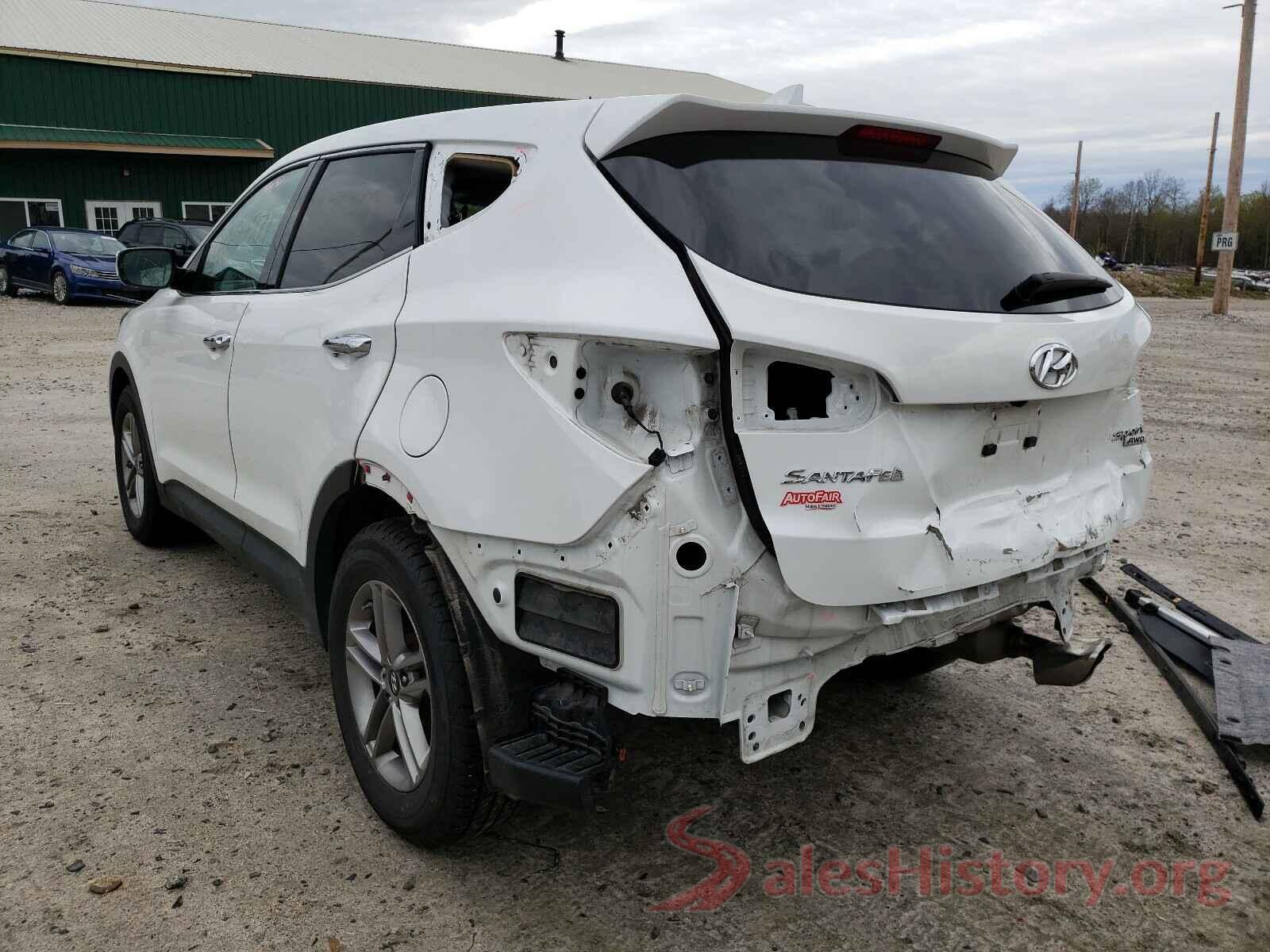 5NMZUDLB1HH045525 2017 HYUNDAI SANTA FE