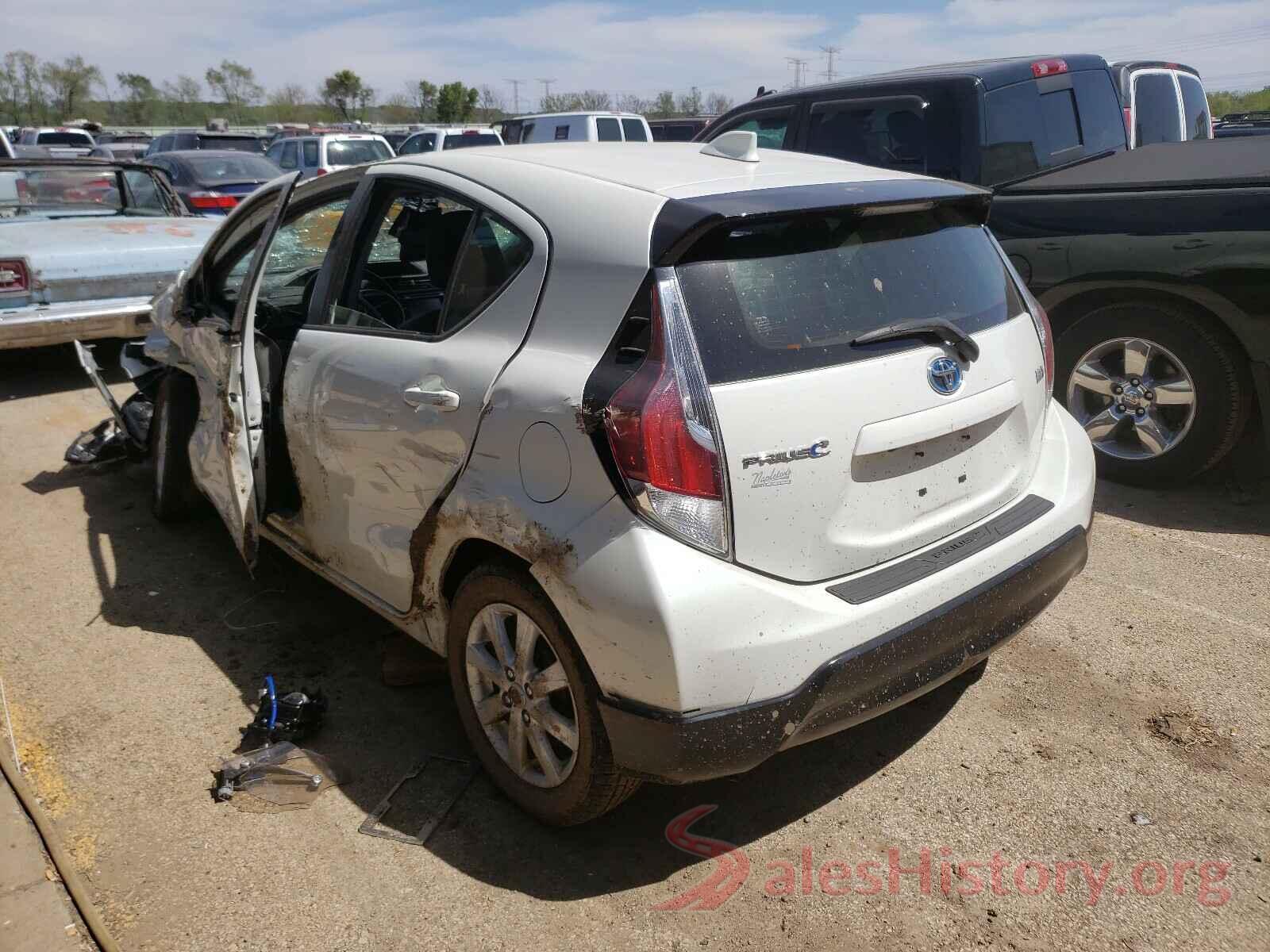 JTDKDTB37H1597207 2017 TOYOTA PRIUS