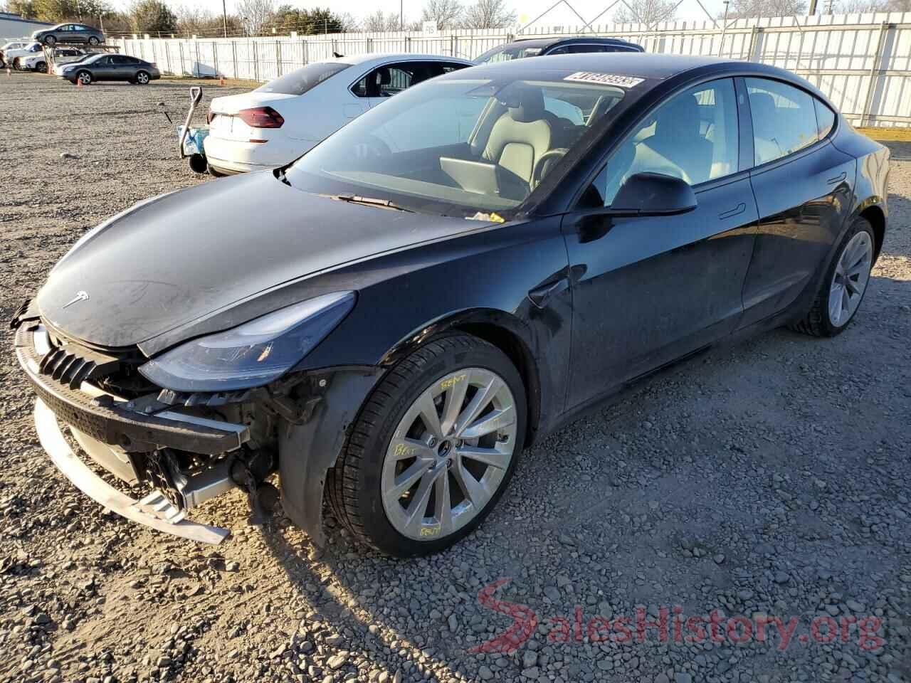 5YJ3E1EA6NF188635 2022 TESLA MODEL 3