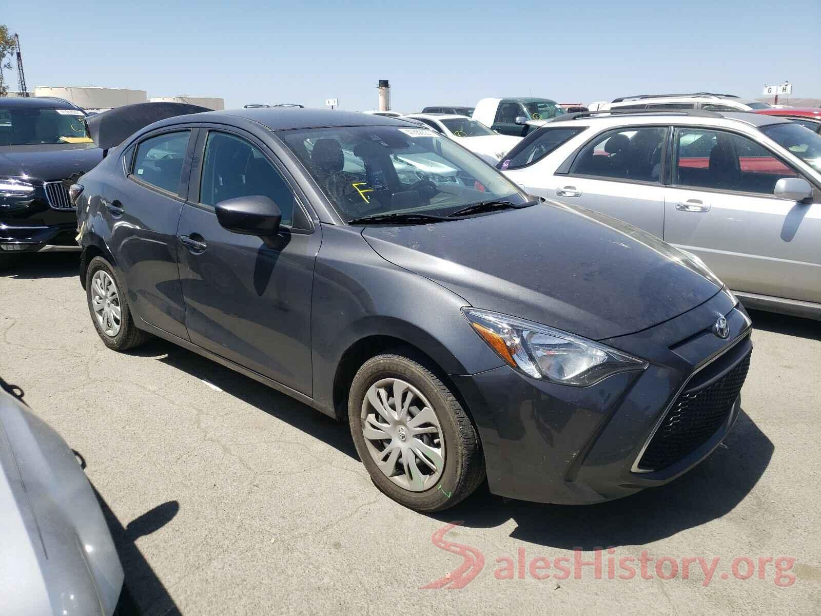 3MYDLBYV0KY524196 2019 TOYOTA YARIS