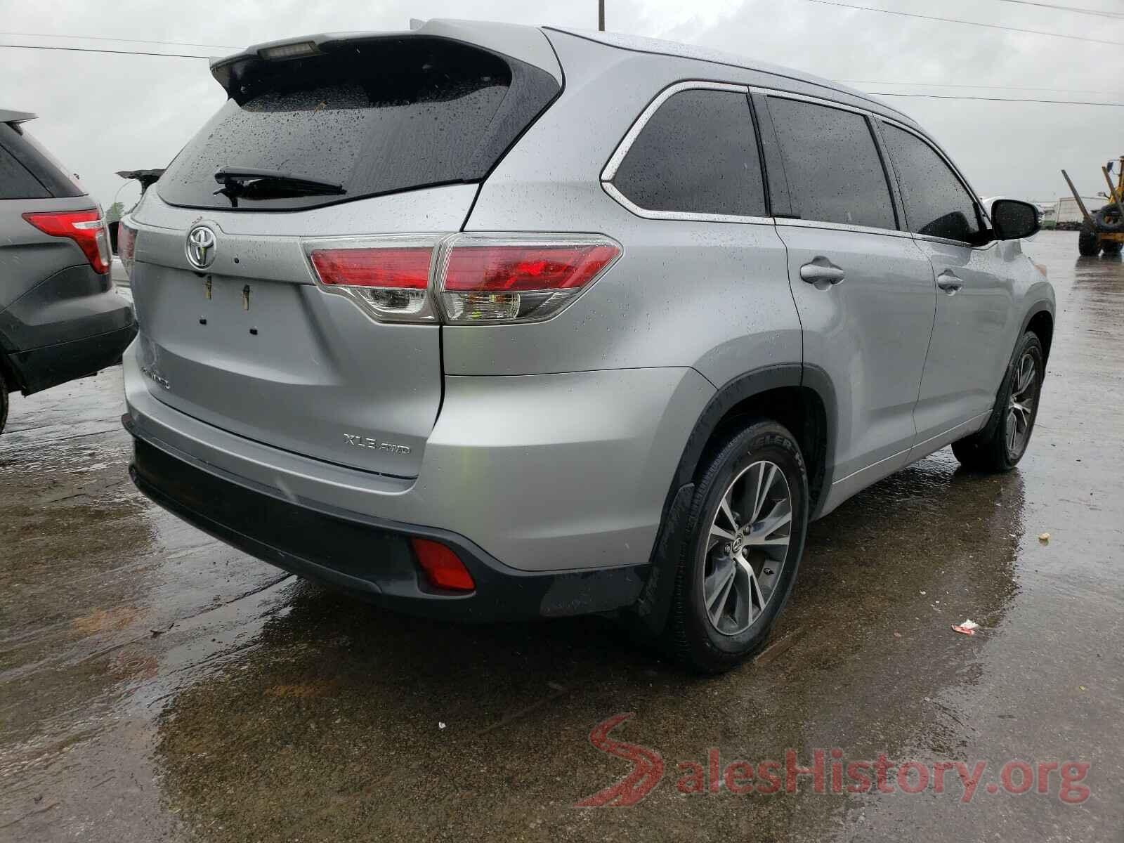 5TDJKRFH9GS246231 2016 TOYOTA HIGHLANDER