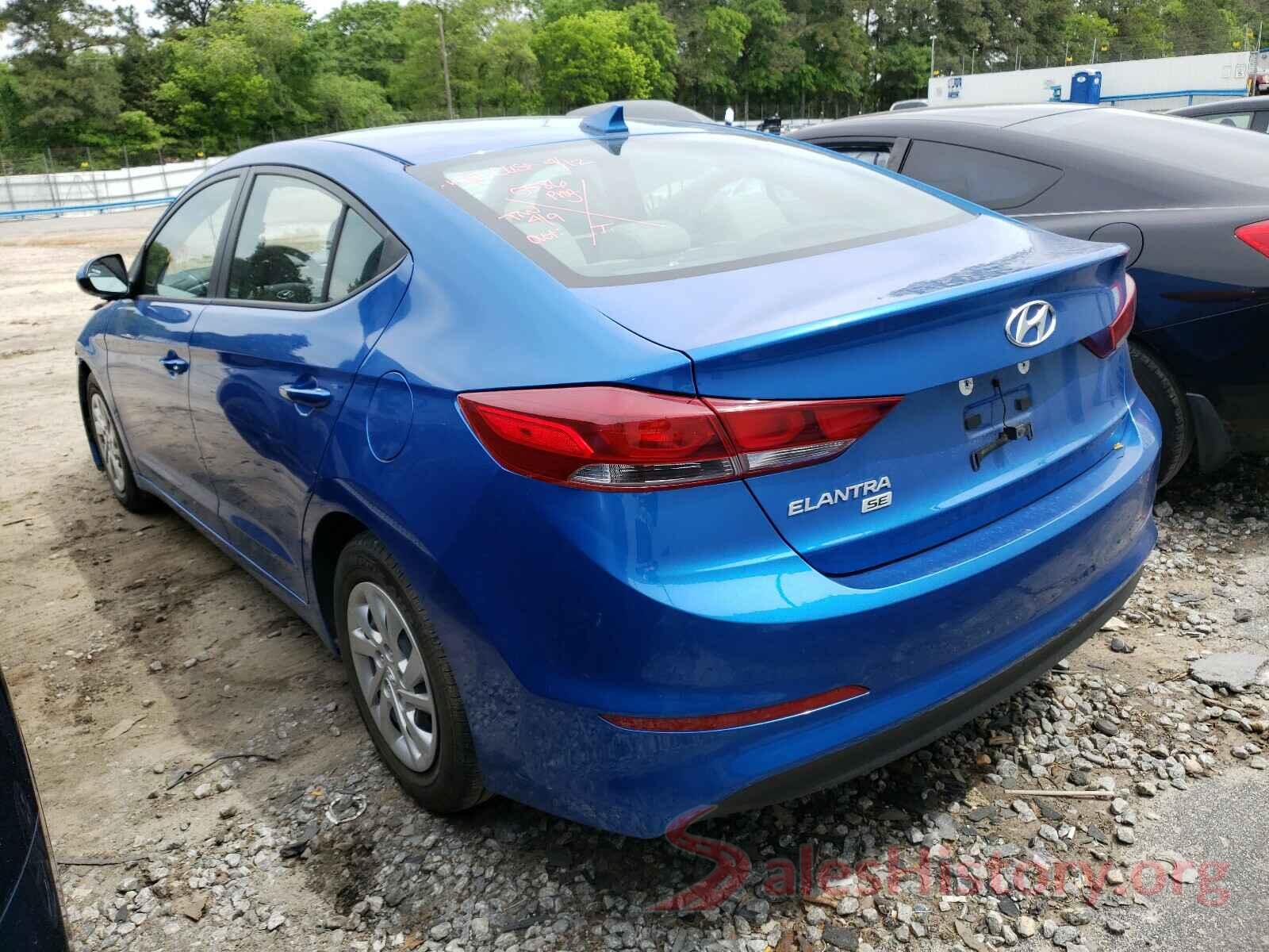 KMHD74LF0HU409605 2017 HYUNDAI ELANTRA