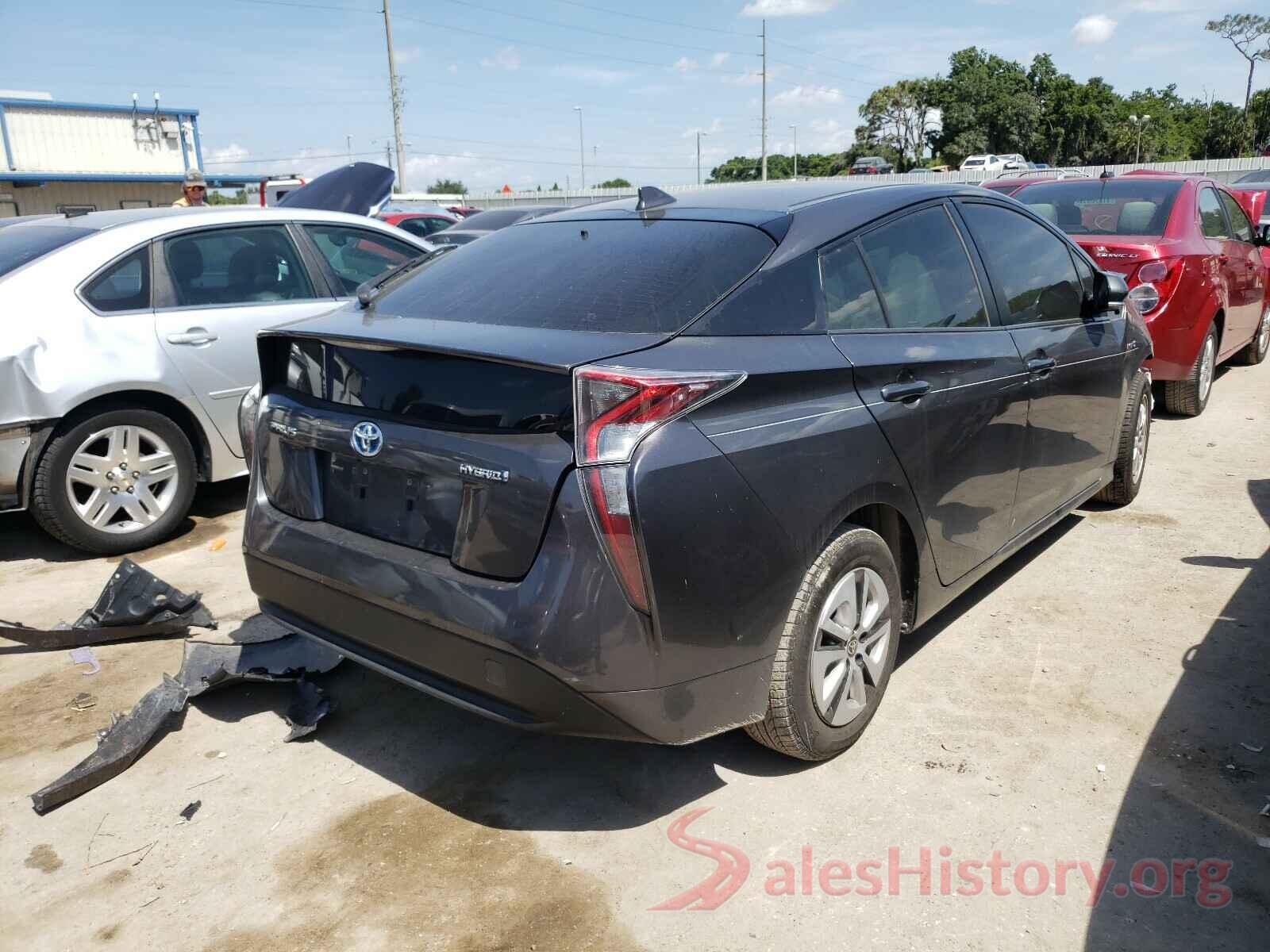 JTDKARFU2G3507558 2016 TOYOTA PRIUS