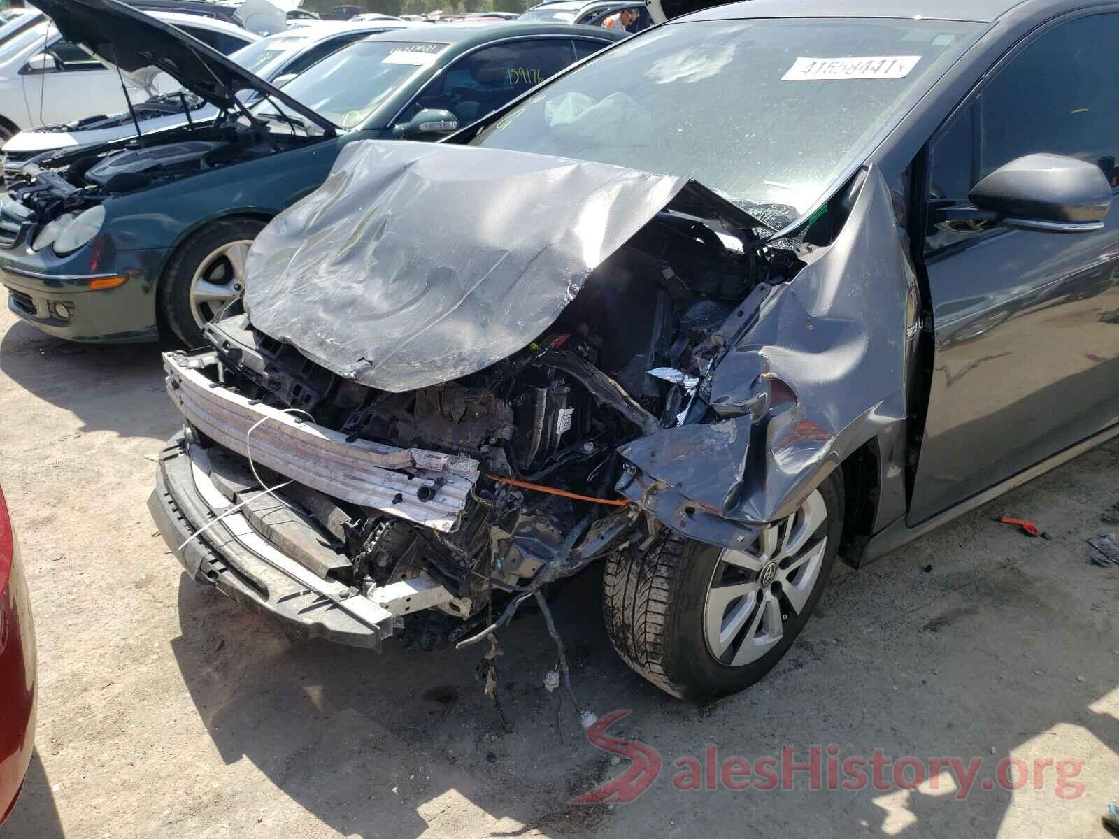 JTDKARFU2G3507558 2016 TOYOTA PRIUS