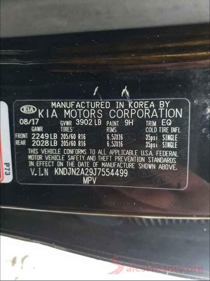 KNDJN2A29J7554499 2018 KIA SOUL