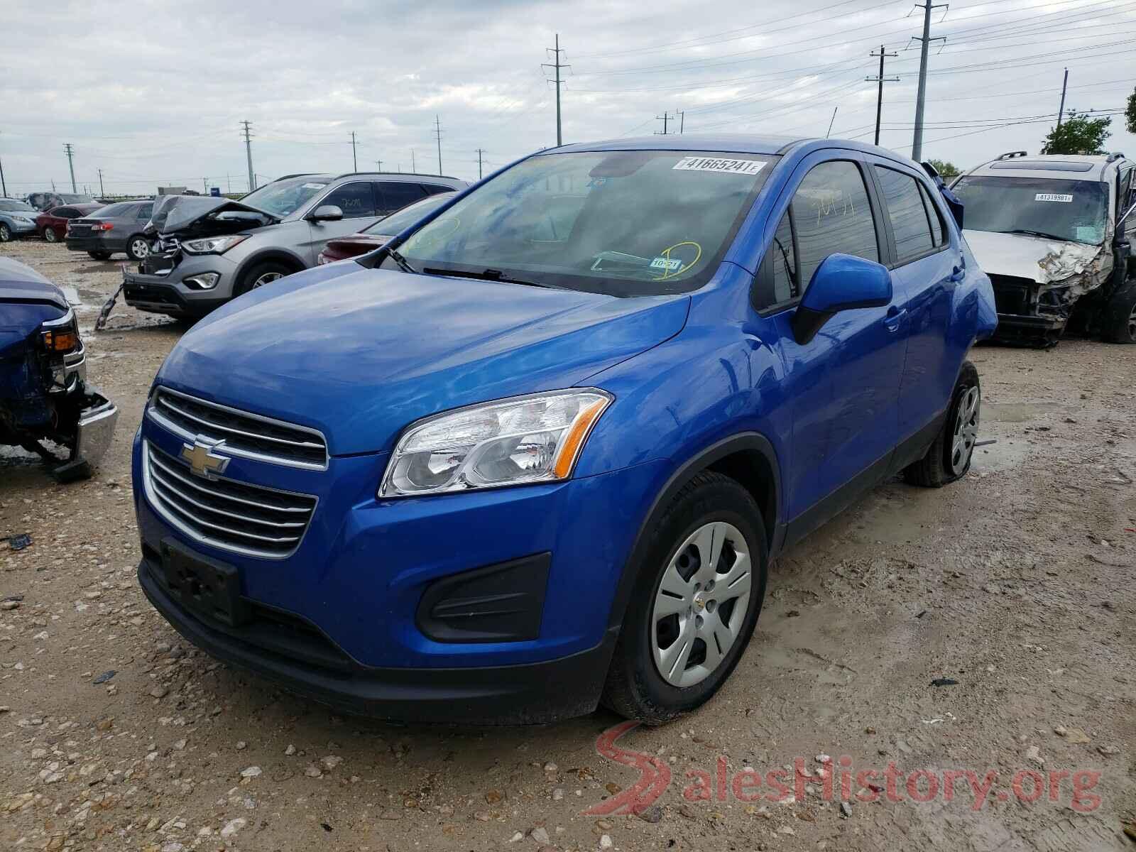 KL7CJKSB5GB673690 2016 CHEVROLET TRAX