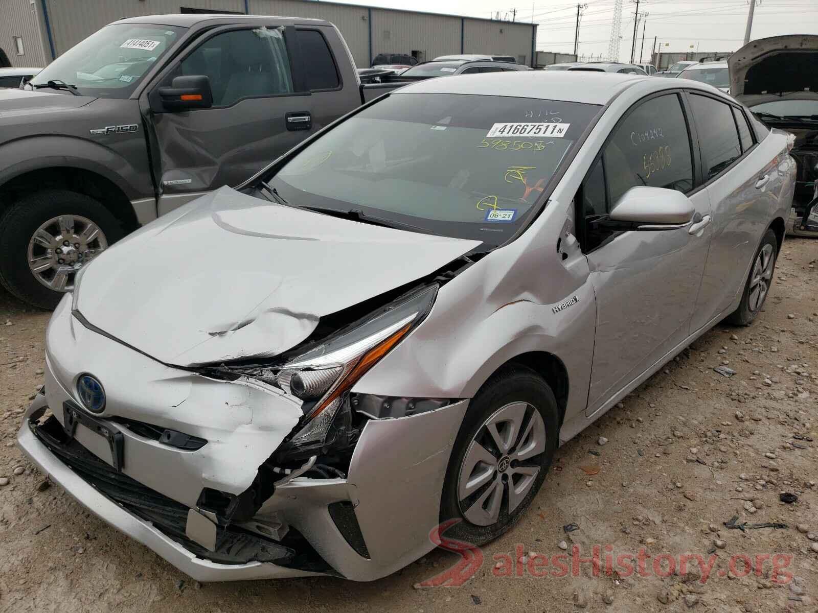 JTDKBRFU1J3598505 2018 TOYOTA PRIUS