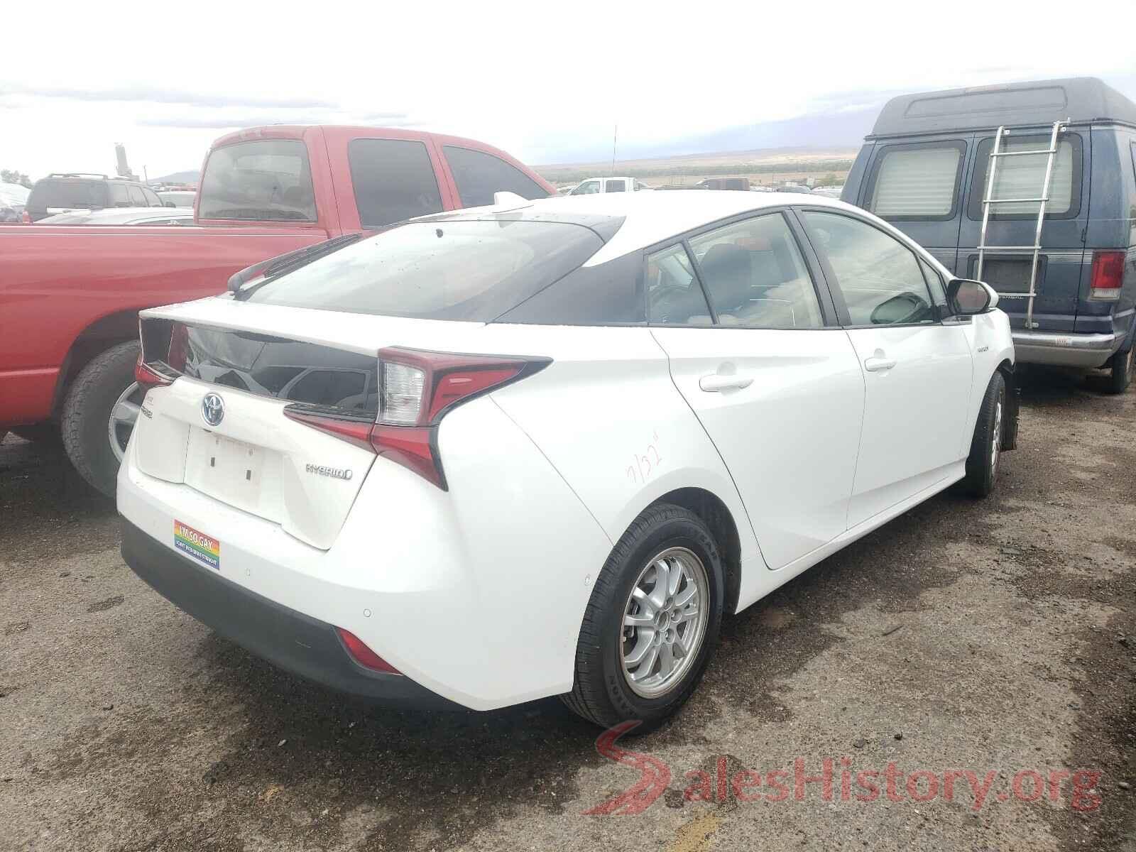 JTDKARFUXK3073074 2019 TOYOTA PRIUS