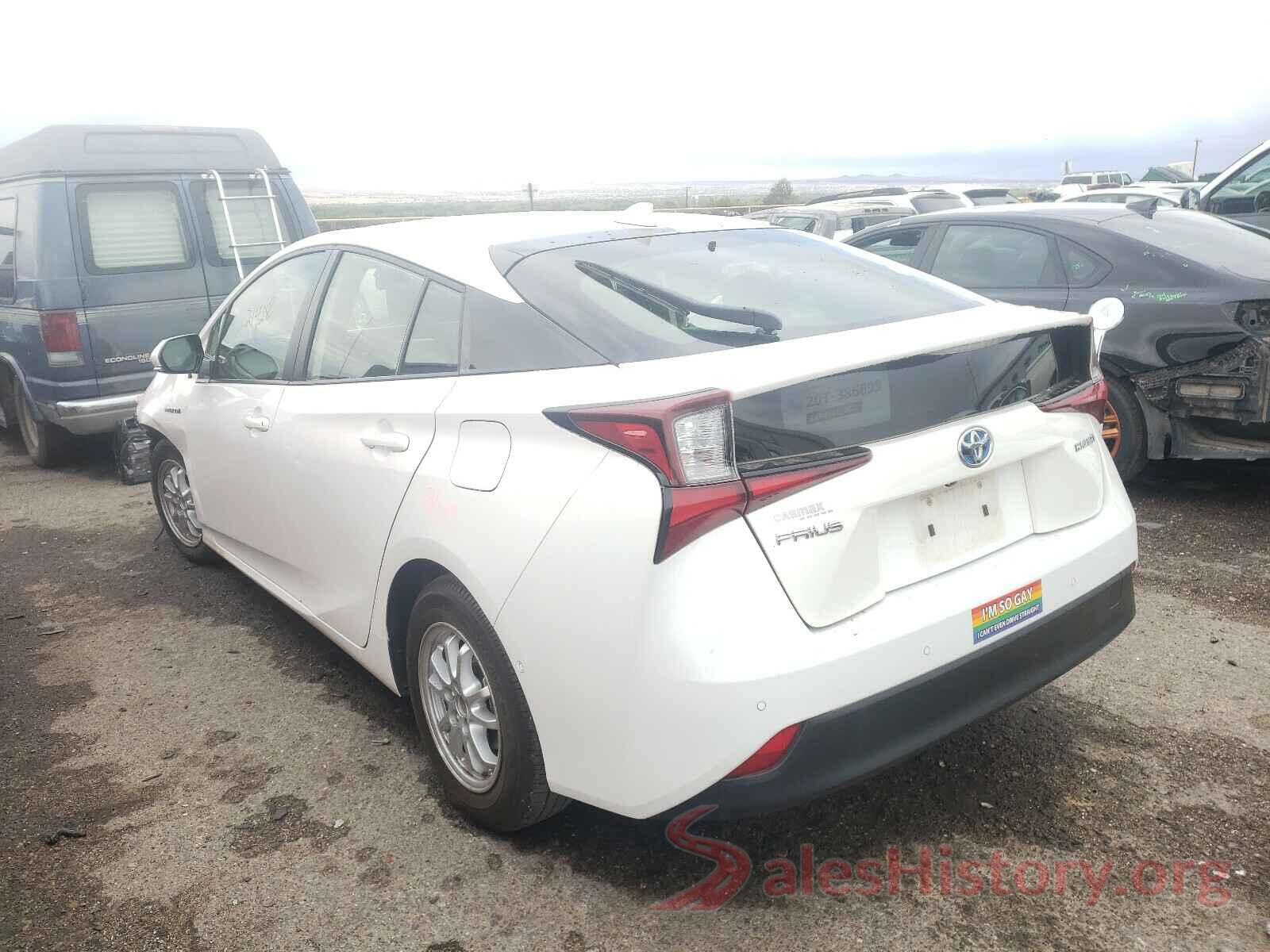 JTDKARFUXK3073074 2019 TOYOTA PRIUS