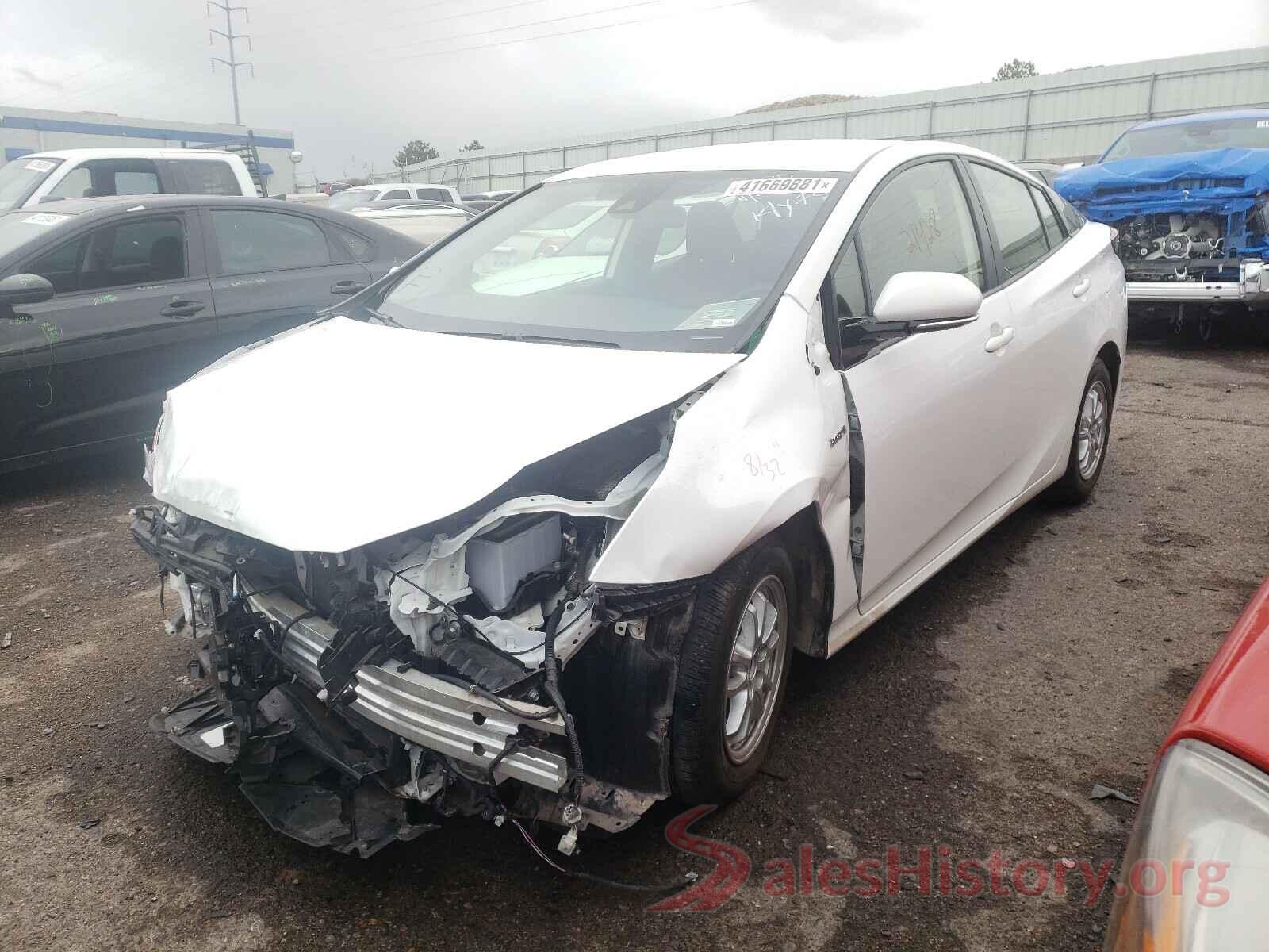 JTDKARFUXK3073074 2019 TOYOTA PRIUS