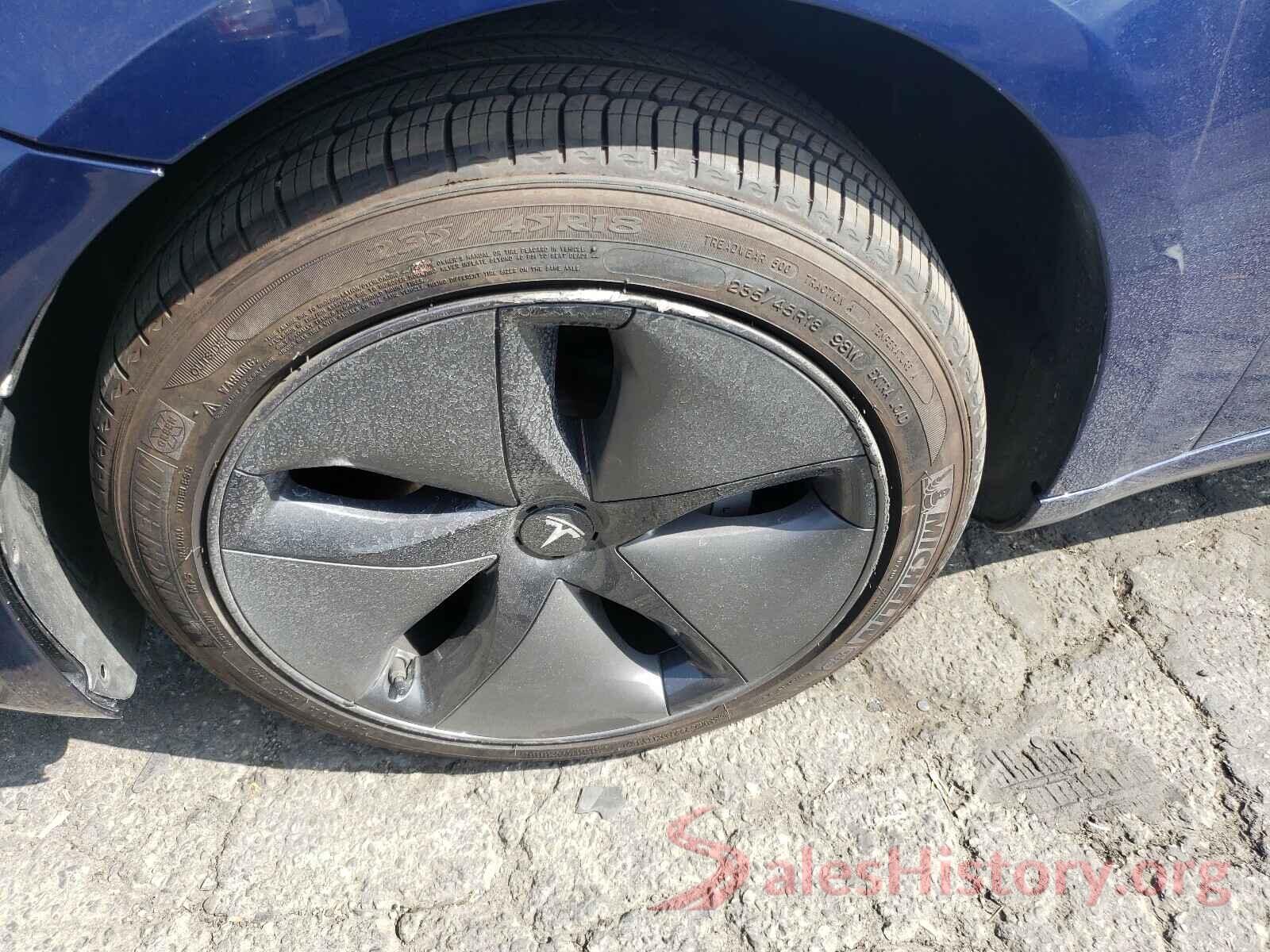 5YJ3E1EA1KF400885 2019 TESLA MODEL 3