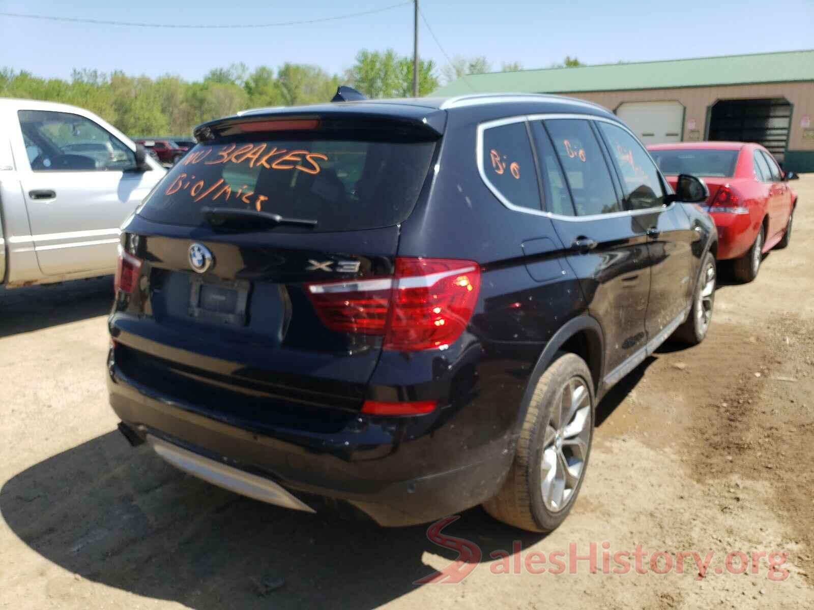 5UXWX9C59G0D77214 2016 BMW X3