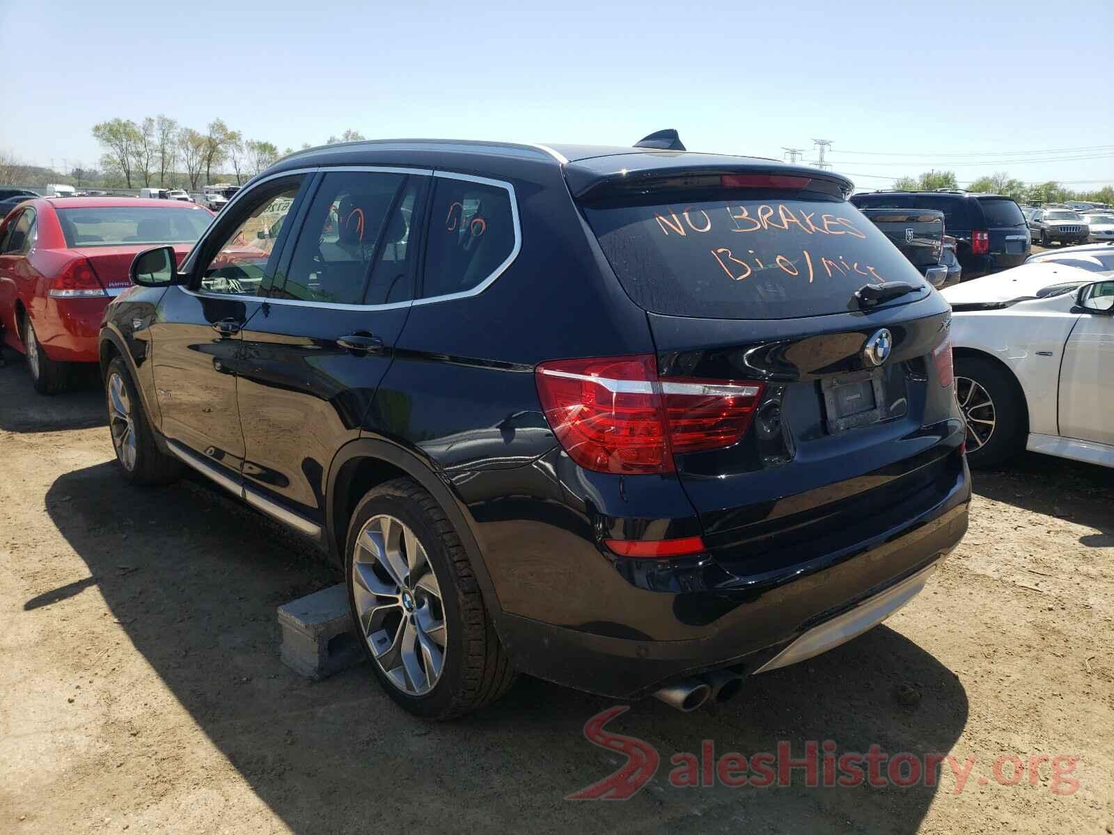 5UXWX9C59G0D77214 2016 BMW X3