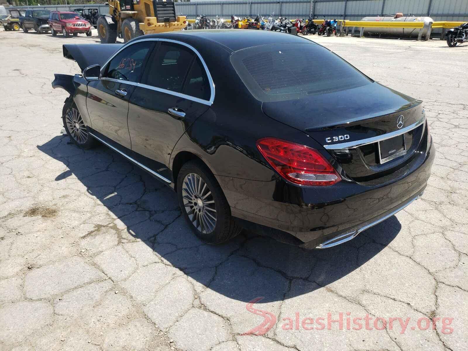 55SWF4KB2GU141242 2016 MERCEDES-BENZ C CLASS