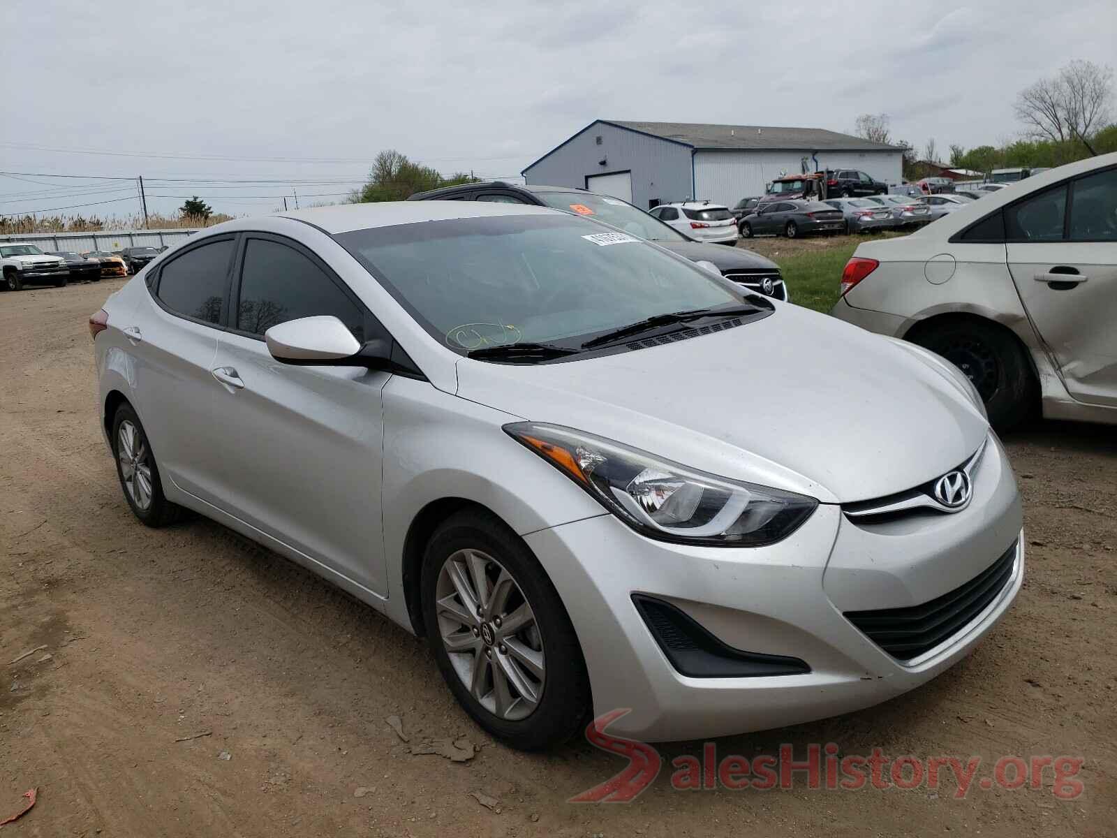 5NPDH4AE6GH783950 2016 HYUNDAI ELANTRA