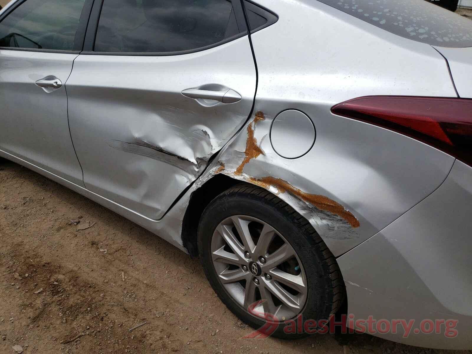 5NPDH4AE6GH783950 2016 HYUNDAI ELANTRA