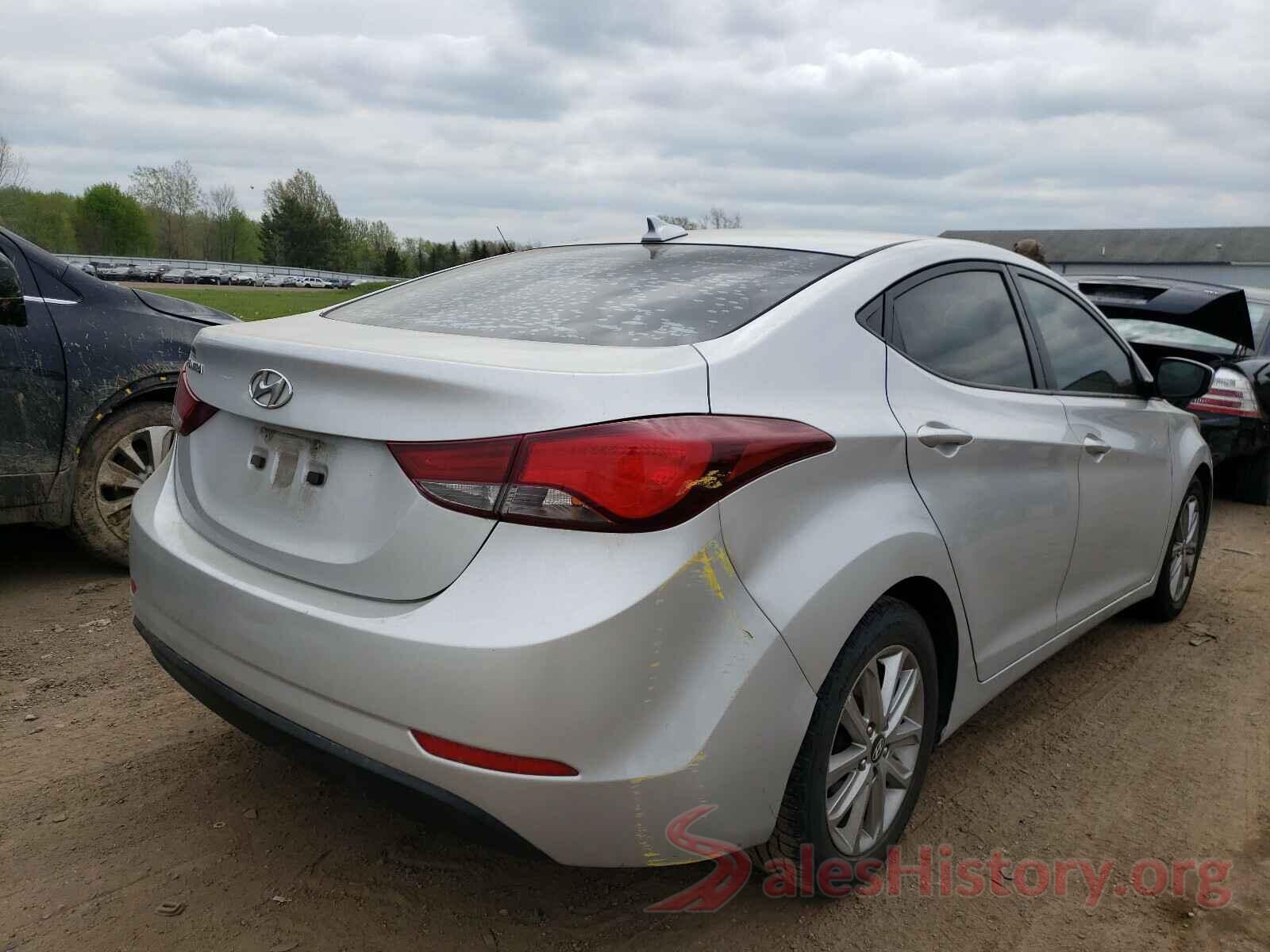 5NPDH4AE6GH783950 2016 HYUNDAI ELANTRA