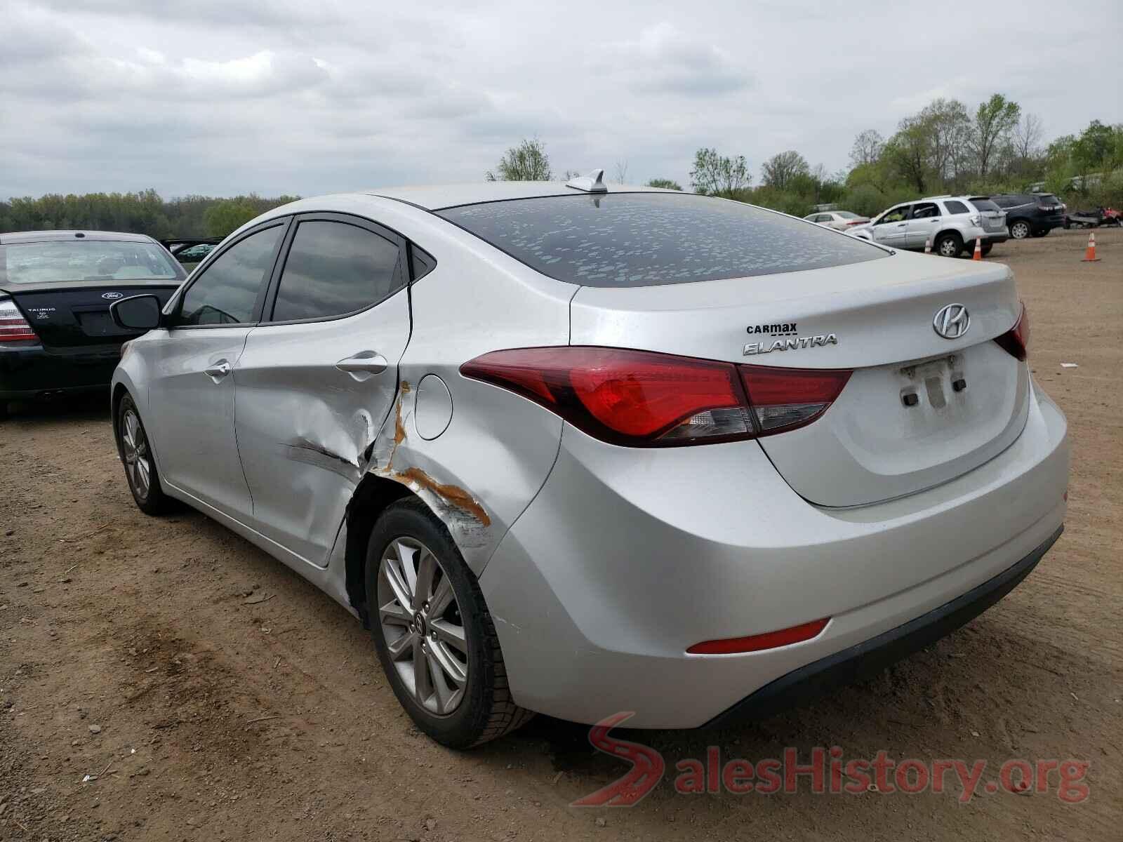 5NPDH4AE6GH783950 2016 HYUNDAI ELANTRA