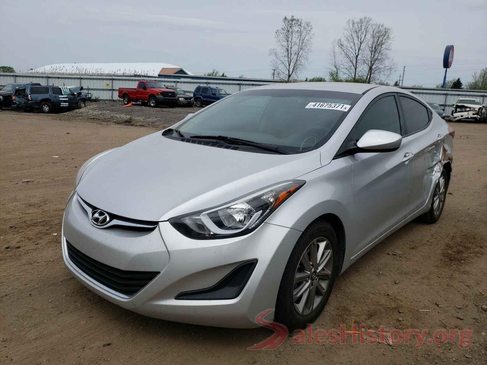 5NPDH4AE6GH783950 2016 HYUNDAI ELANTRA