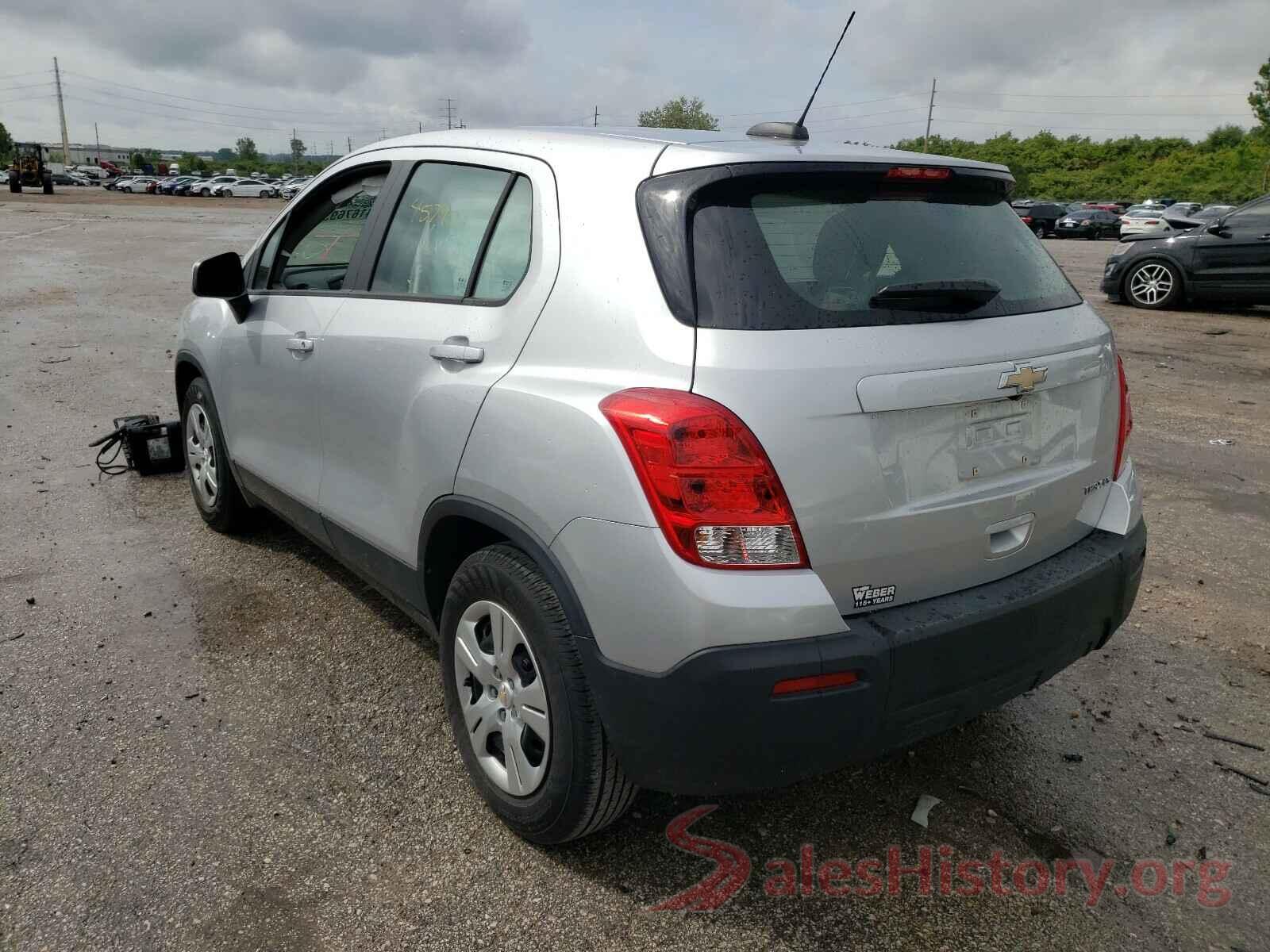 KL7CJKSB6GB581987 2016 CHEVROLET TRAX