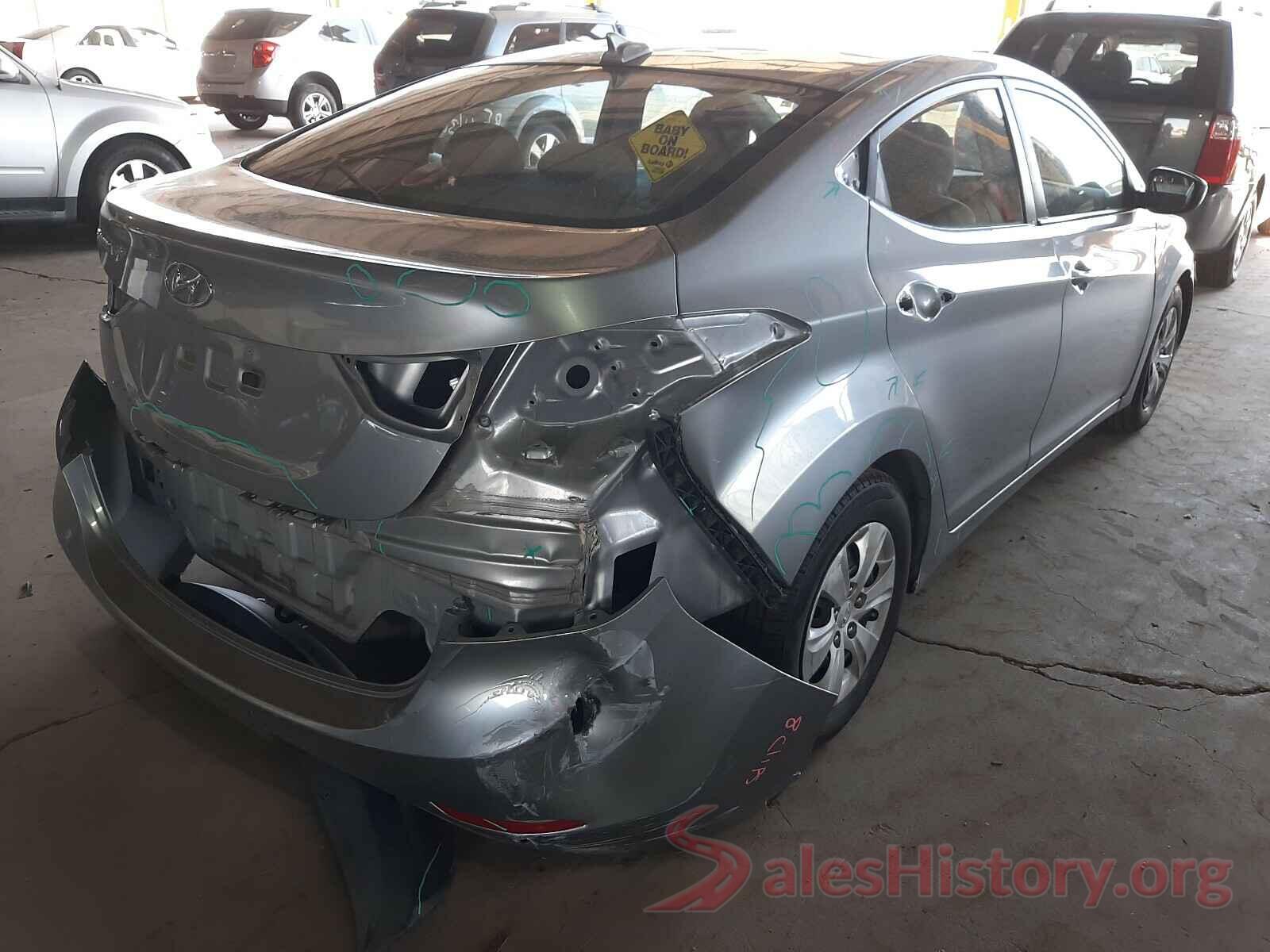 5NPDH4AEXGH724741 2016 HYUNDAI ELANTRA