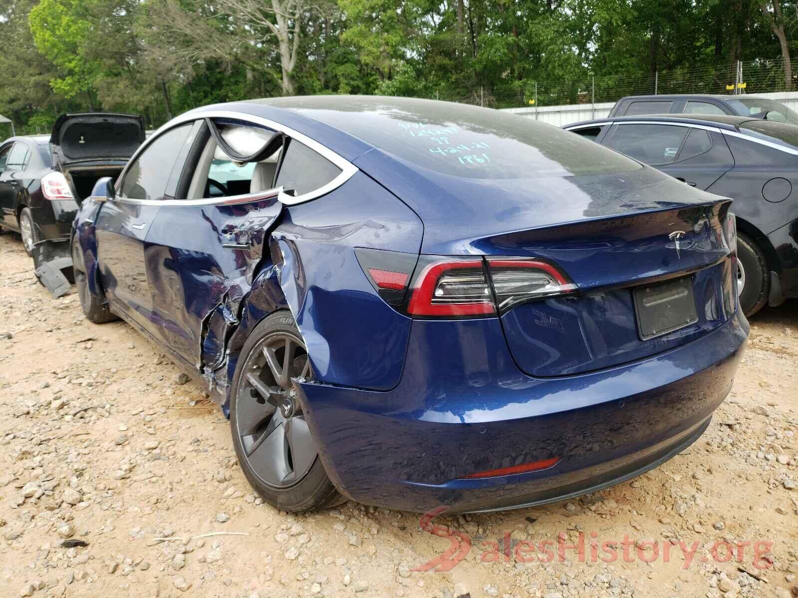 5YJ3E1EA6KF301916 2019 TESLA MODEL 3