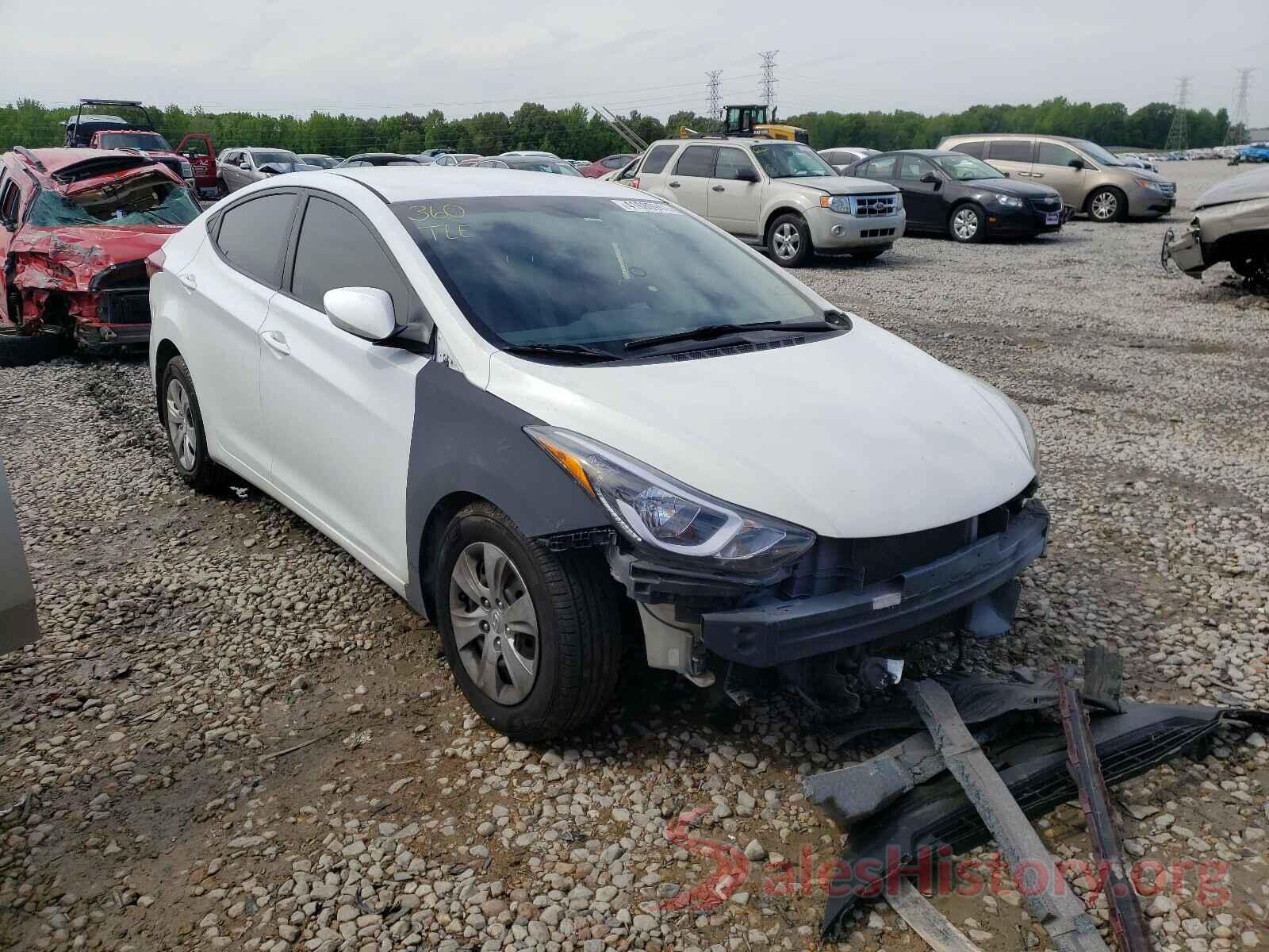 5NPDH4AE1GH711330 2016 HYUNDAI ELANTRA