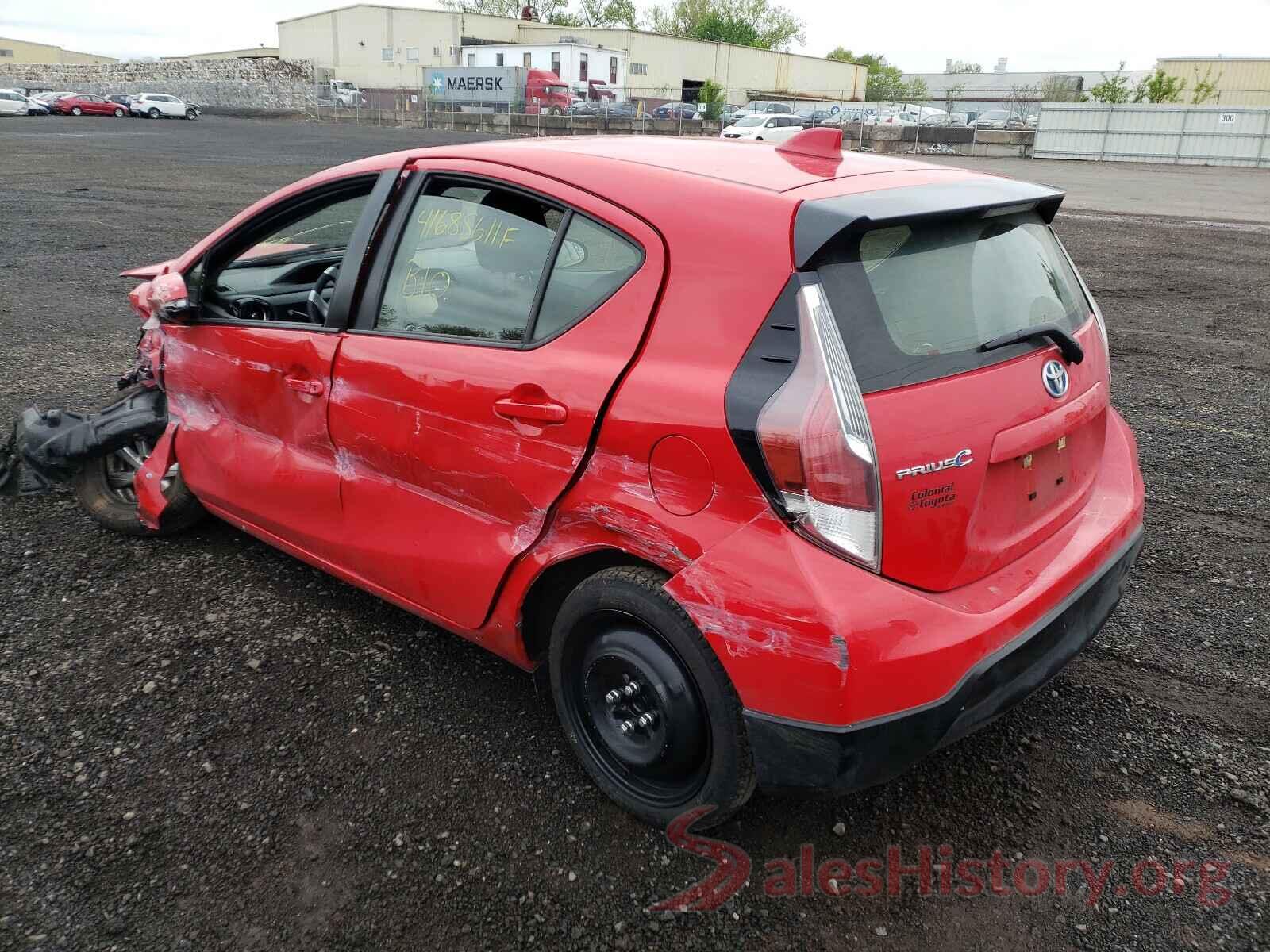 JTDKDTB31H1590916 2017 TOYOTA PRIUS