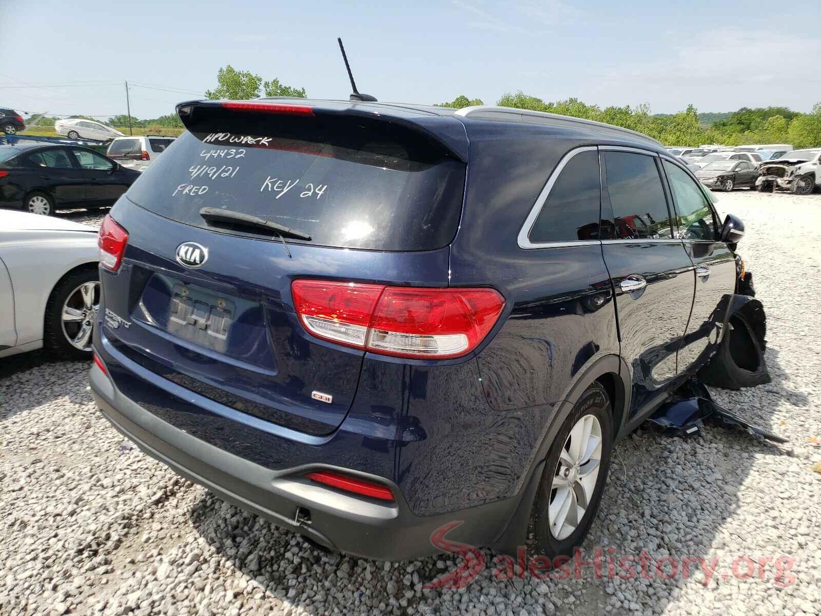 5XYPGDA34GG137330 2016 KIA SORENTO