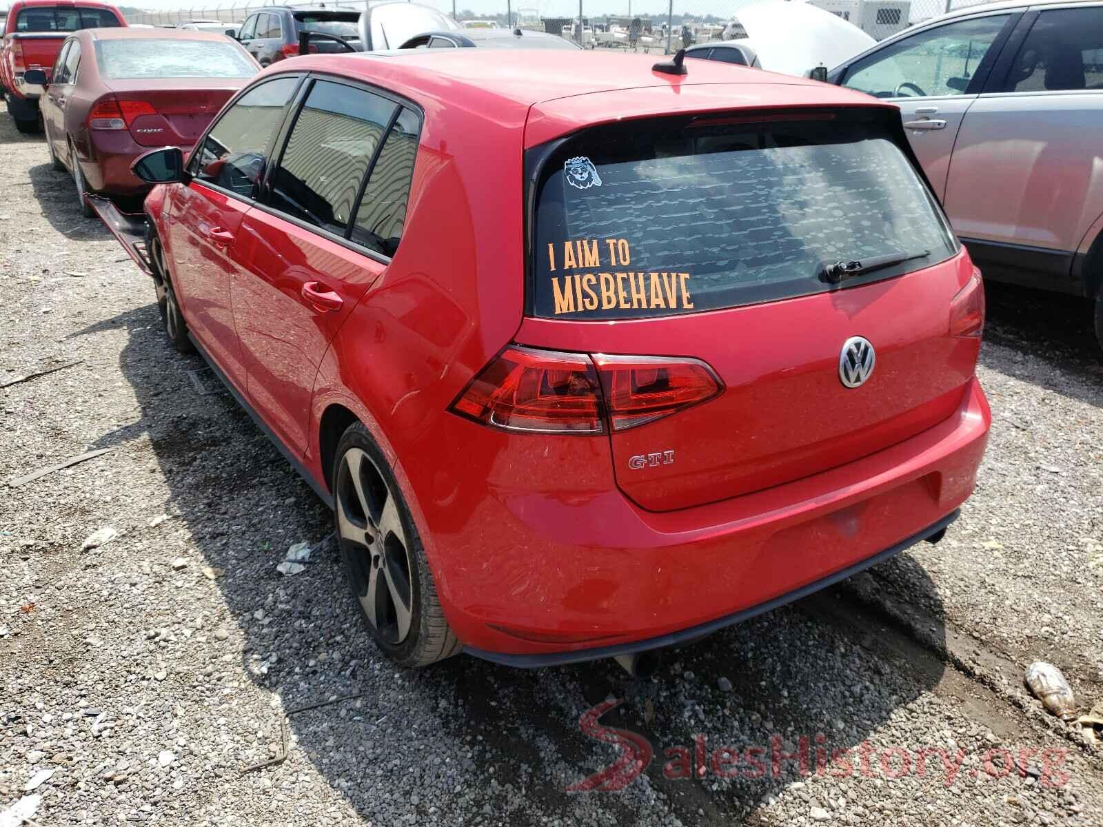 3VW447AU6GM056979 2016 VOLKSWAGEN GTI