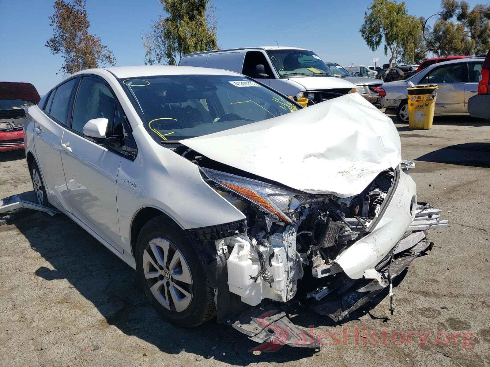 JTDKBRFU8J3070850 2018 TOYOTA PRIUS