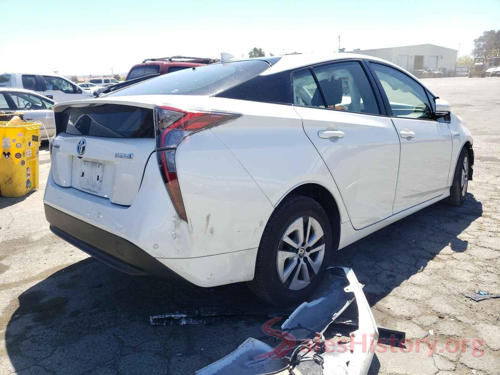 JTDKBRFU8J3070850 2018 TOYOTA PRIUS