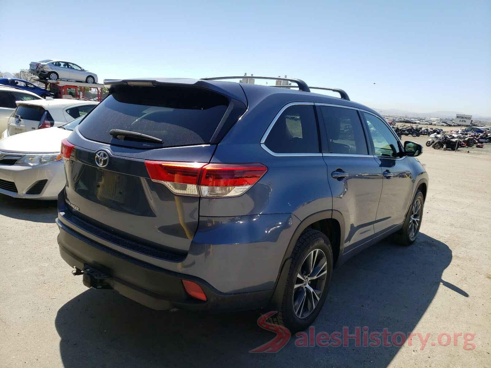 5TDZZRFHXJS247913 2018 TOYOTA HIGHLANDER