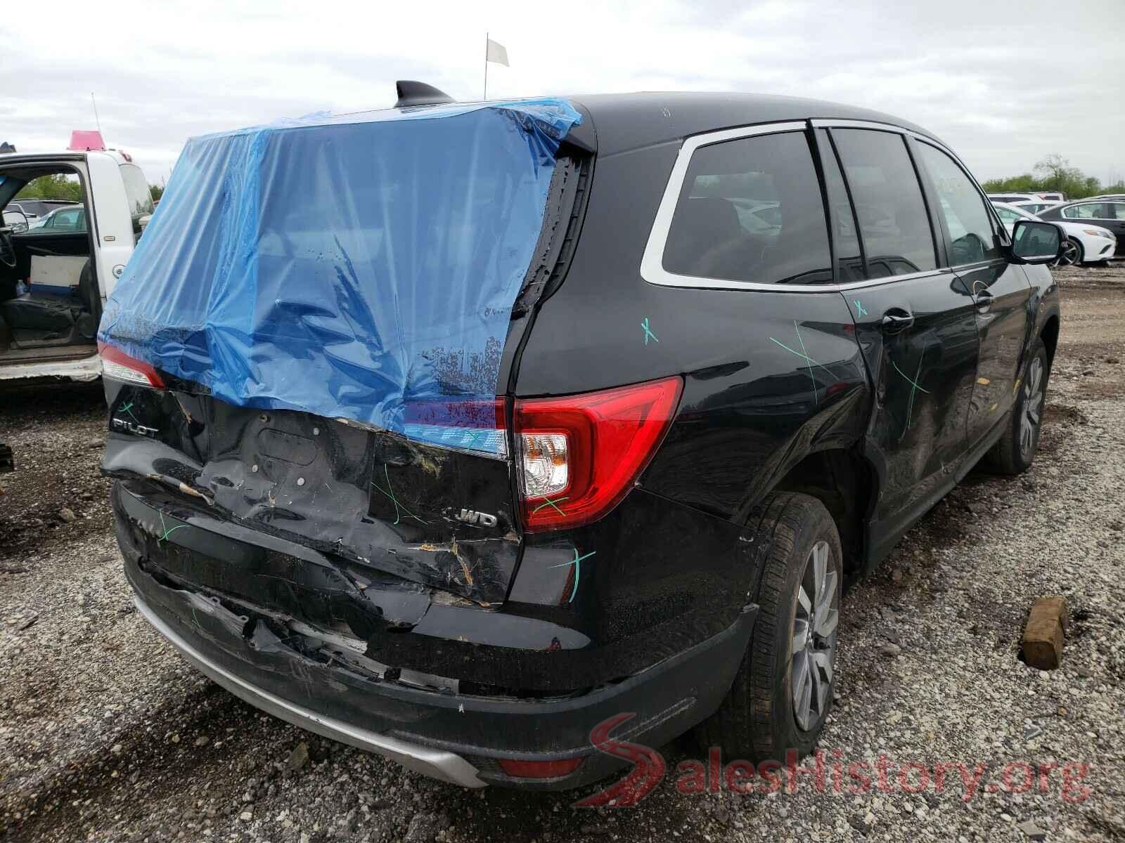 5FNYF6H54KB030403 2019 HONDA PILOT