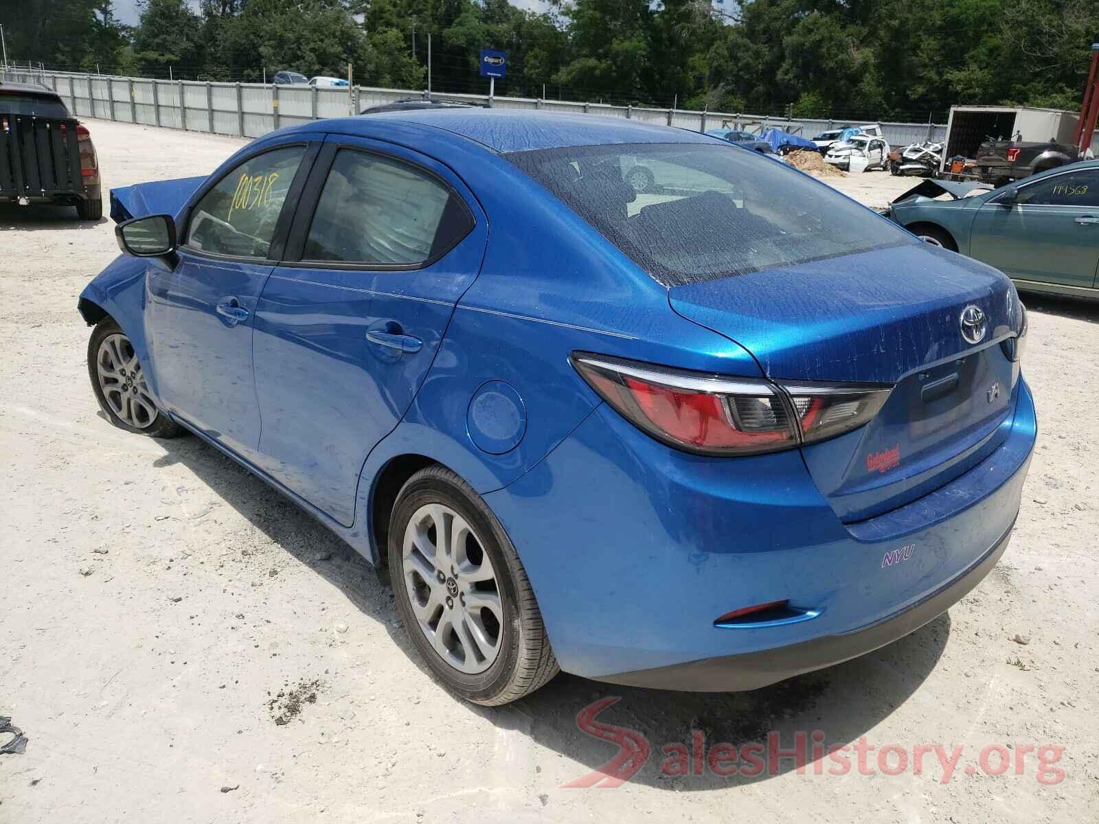 3MYDLBYV7HY173134 2017 TOYOTA YARIS