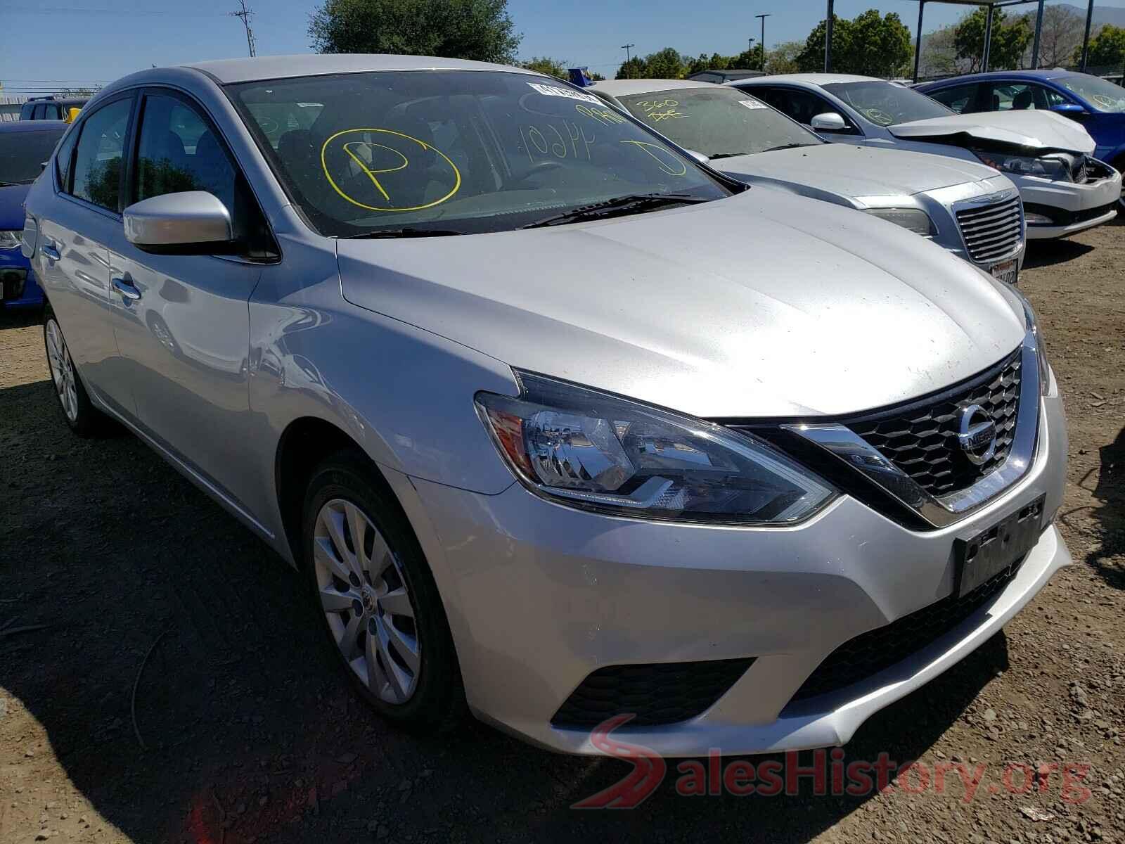 3N1AB7AP4KY359012 2019 NISSAN SENTRA