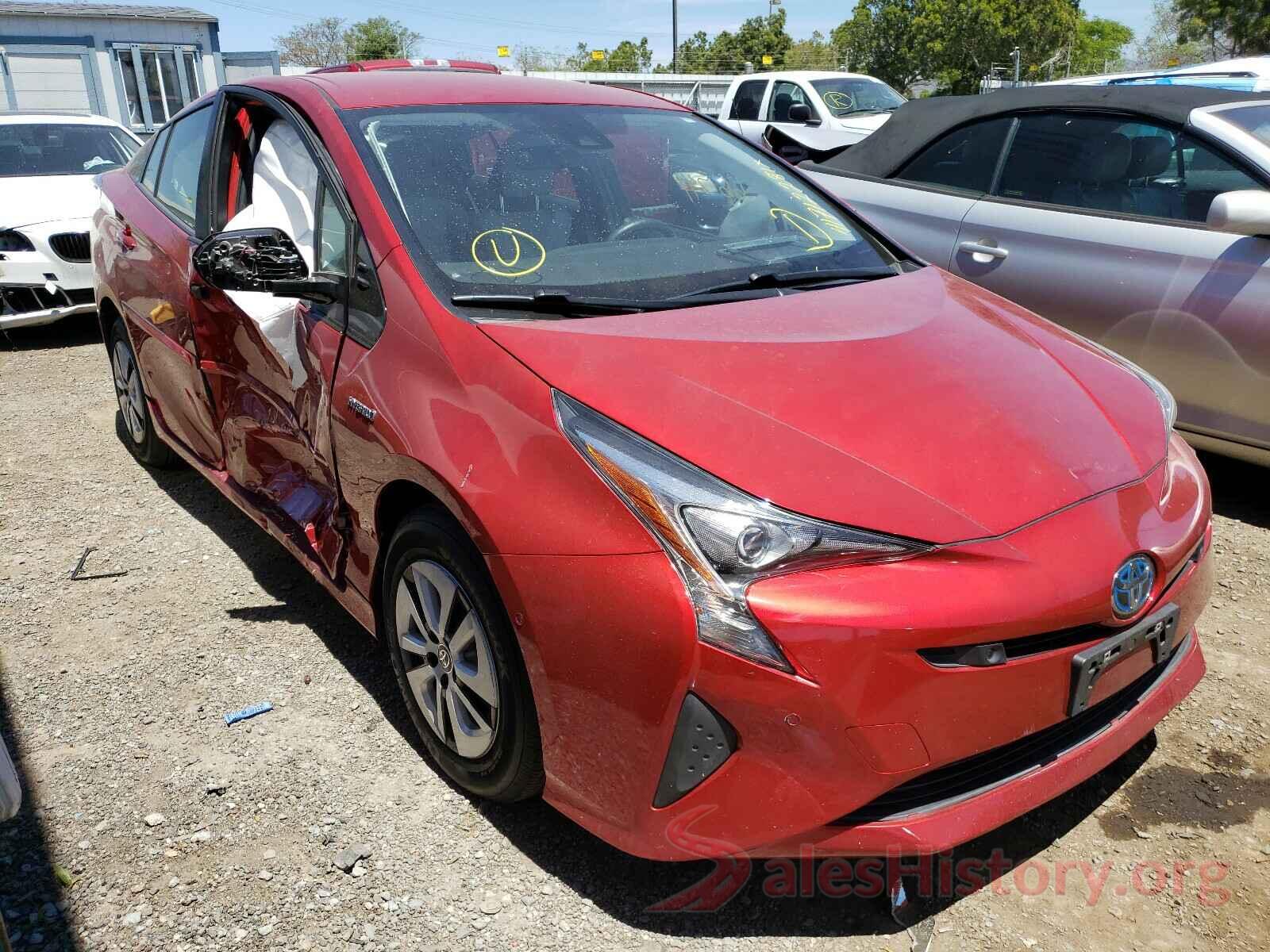 JTDKBRFU9H3564077 2017 TOYOTA PRIUS